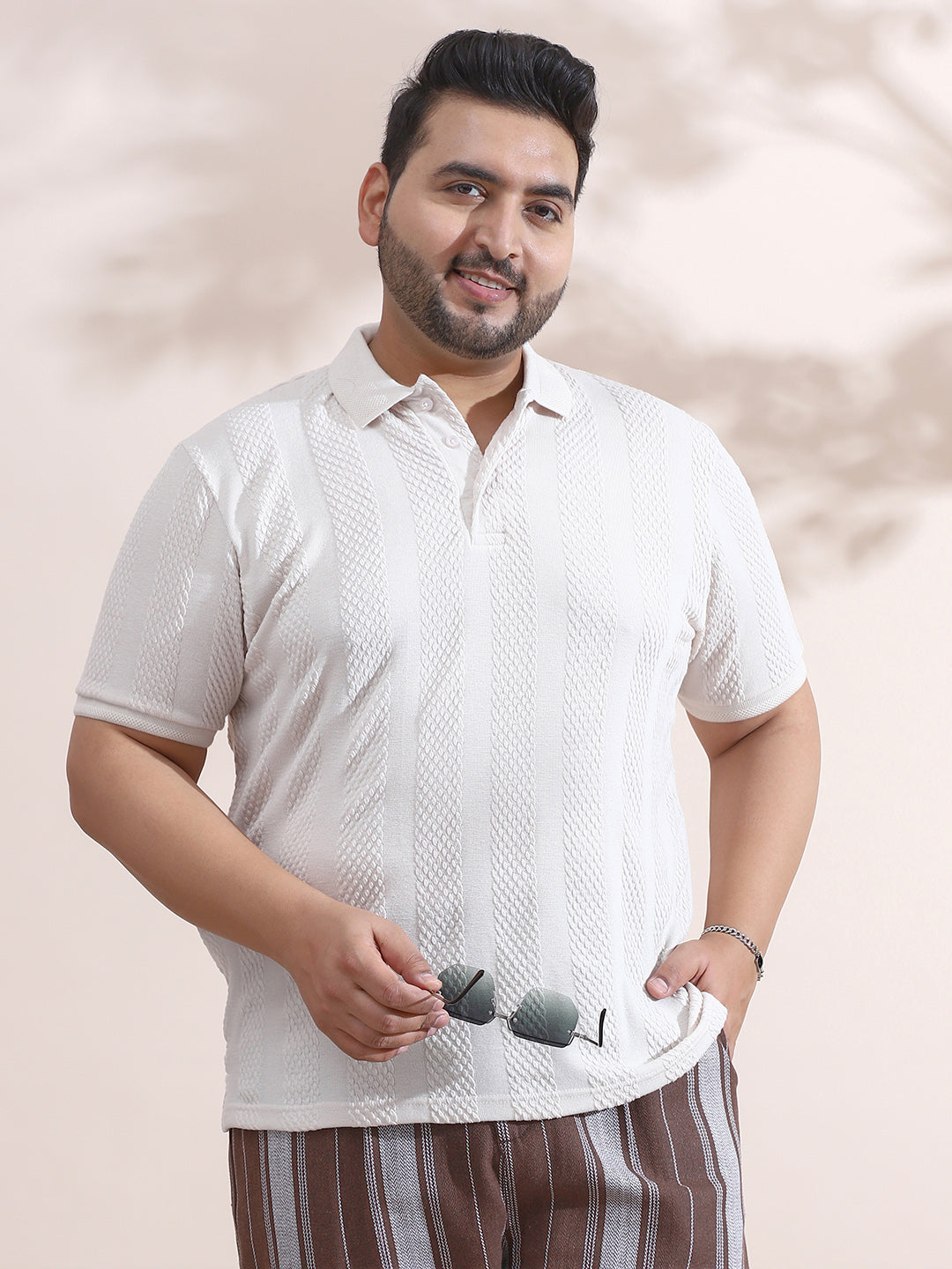 Bi-Panel Polo T-Shirt