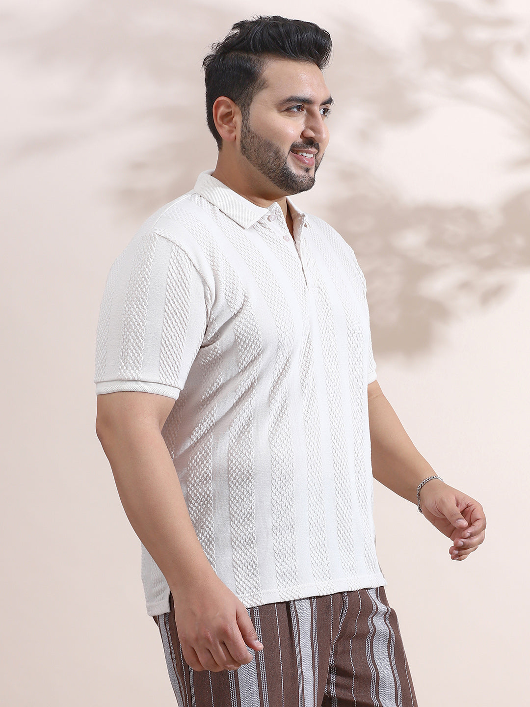 Bi-Panel Polo T-Shirt