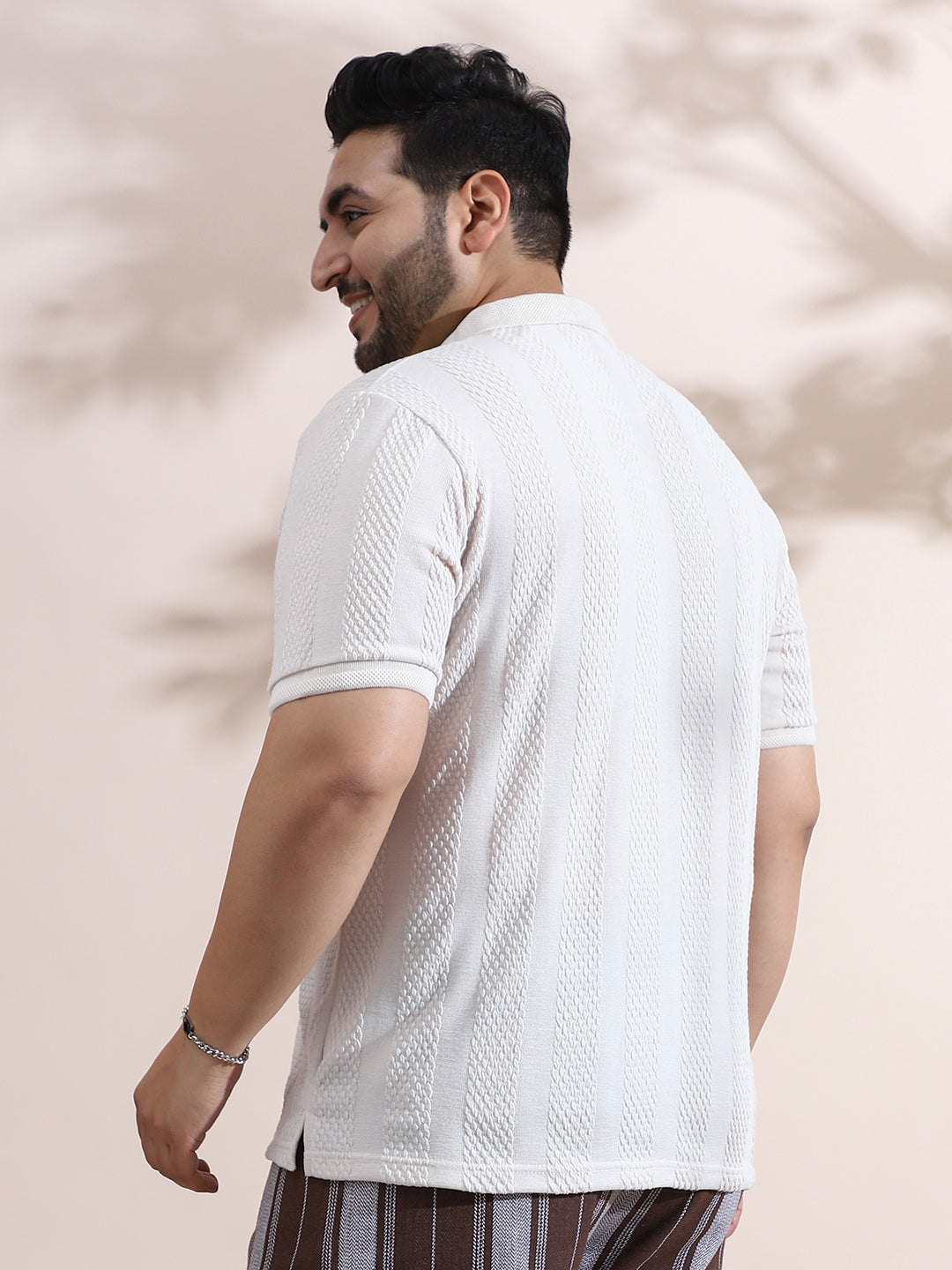 Bi-Panel Polo T-Shirt