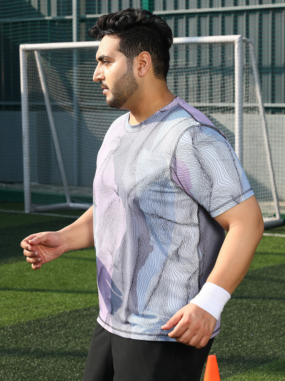 Lined-Dye Activewear T-Shirt