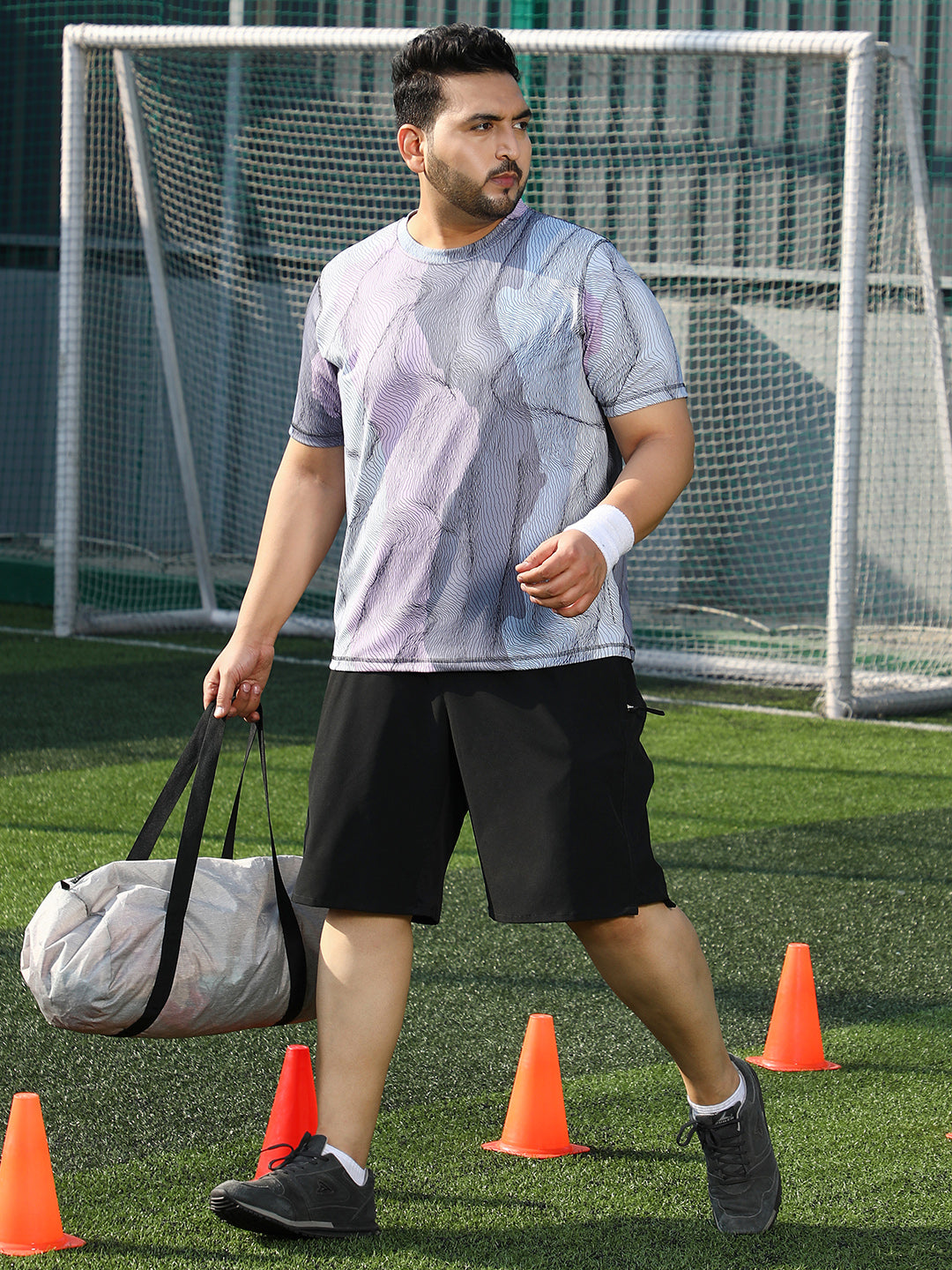 Lined-Dye Activewear T-Shirt