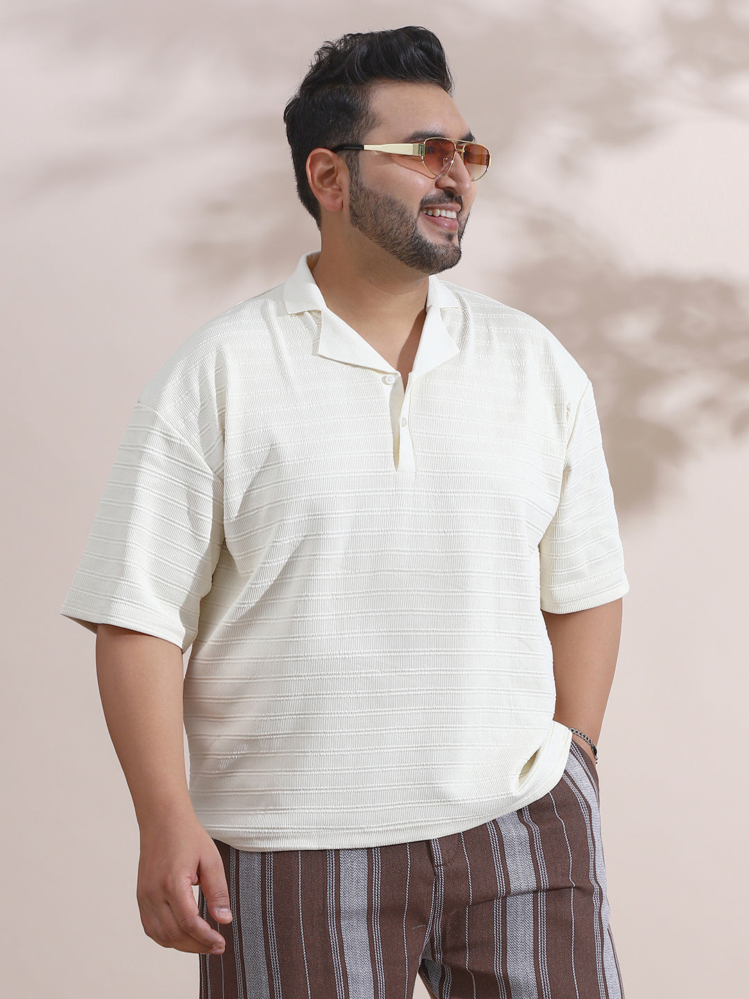 Coil-Tactile Cuban Polo T-Shirt