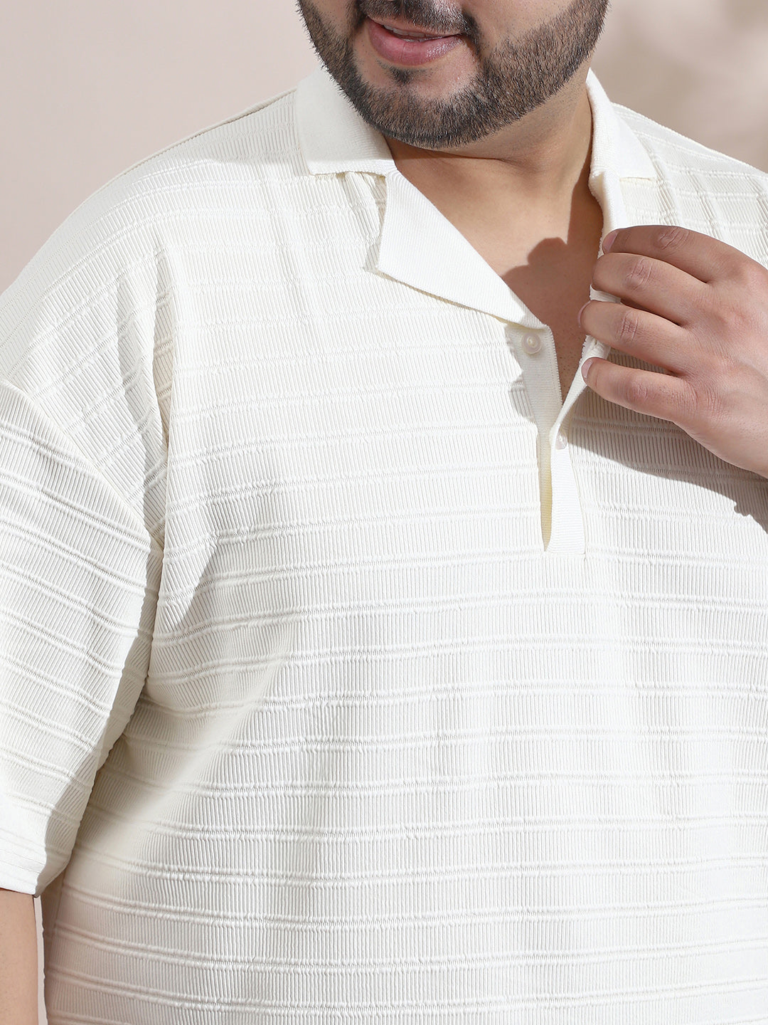 Coil-Tactile Cuban Polo T-Shirt