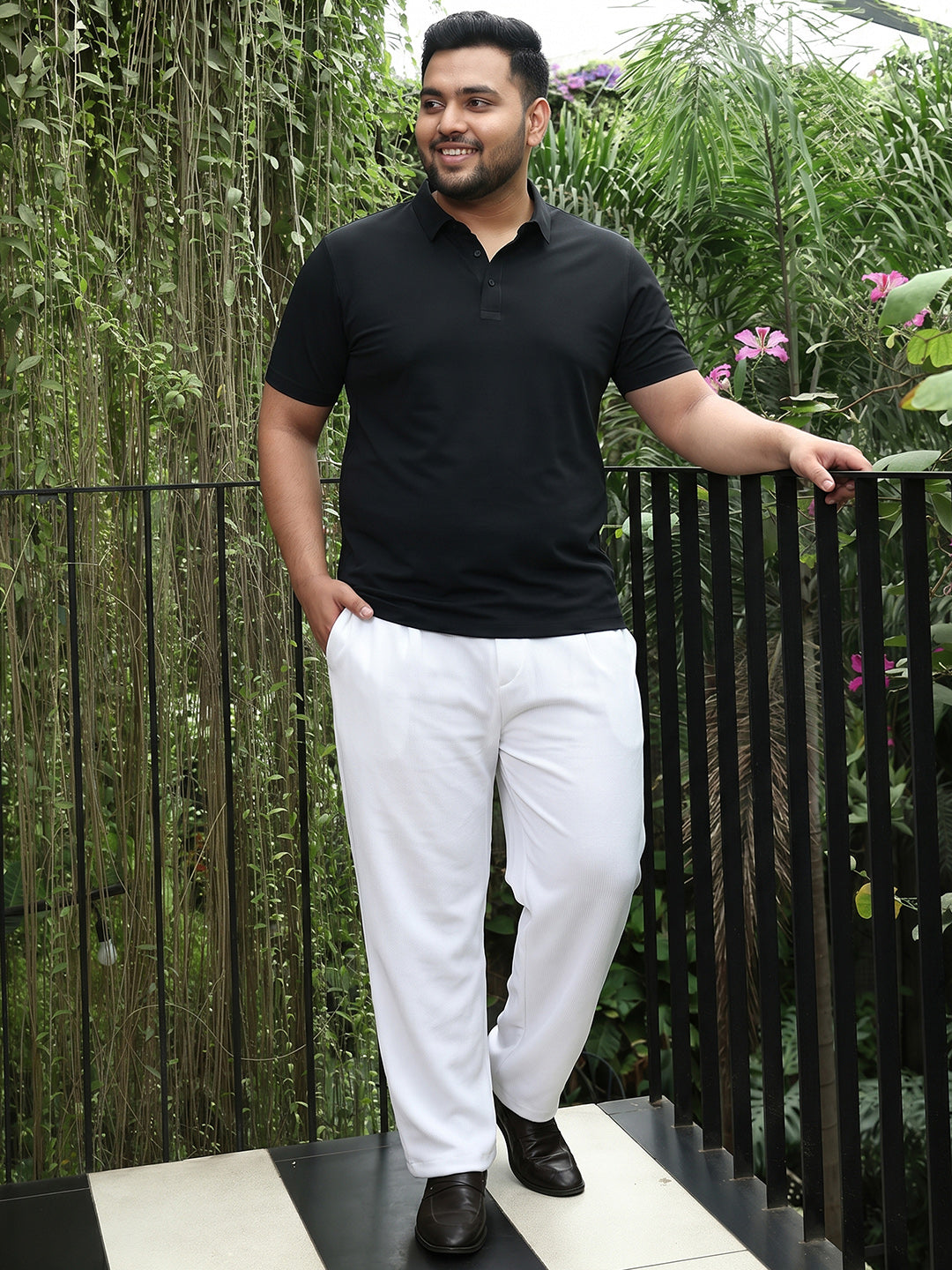 Black Solid T-Shirt