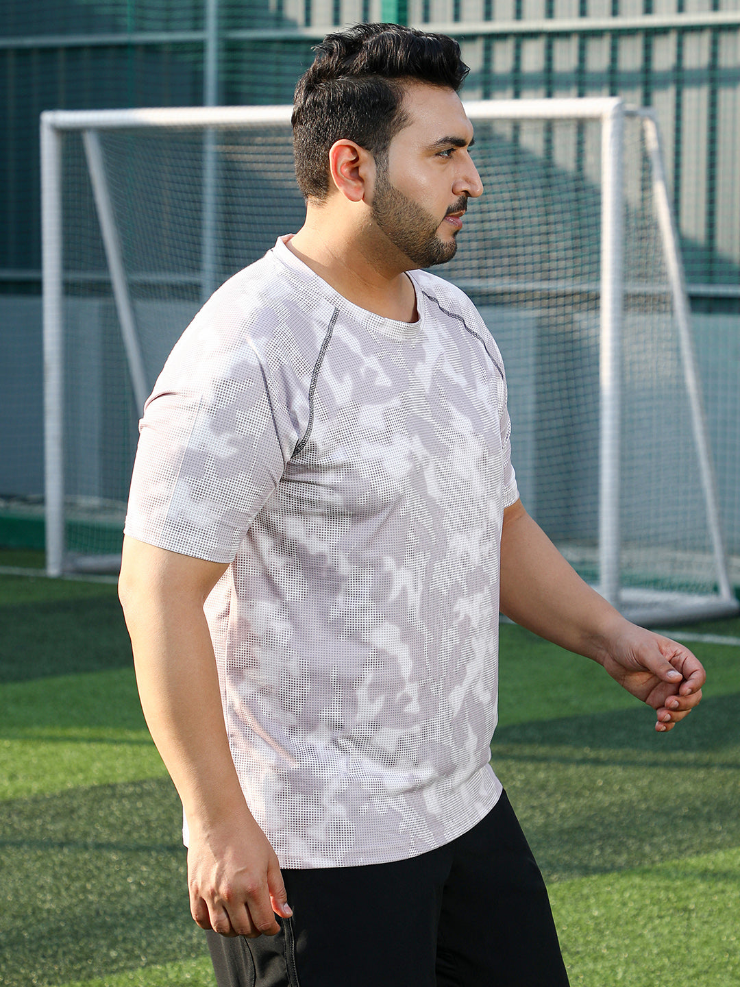 Abstract Topography Activewear T-Shirt