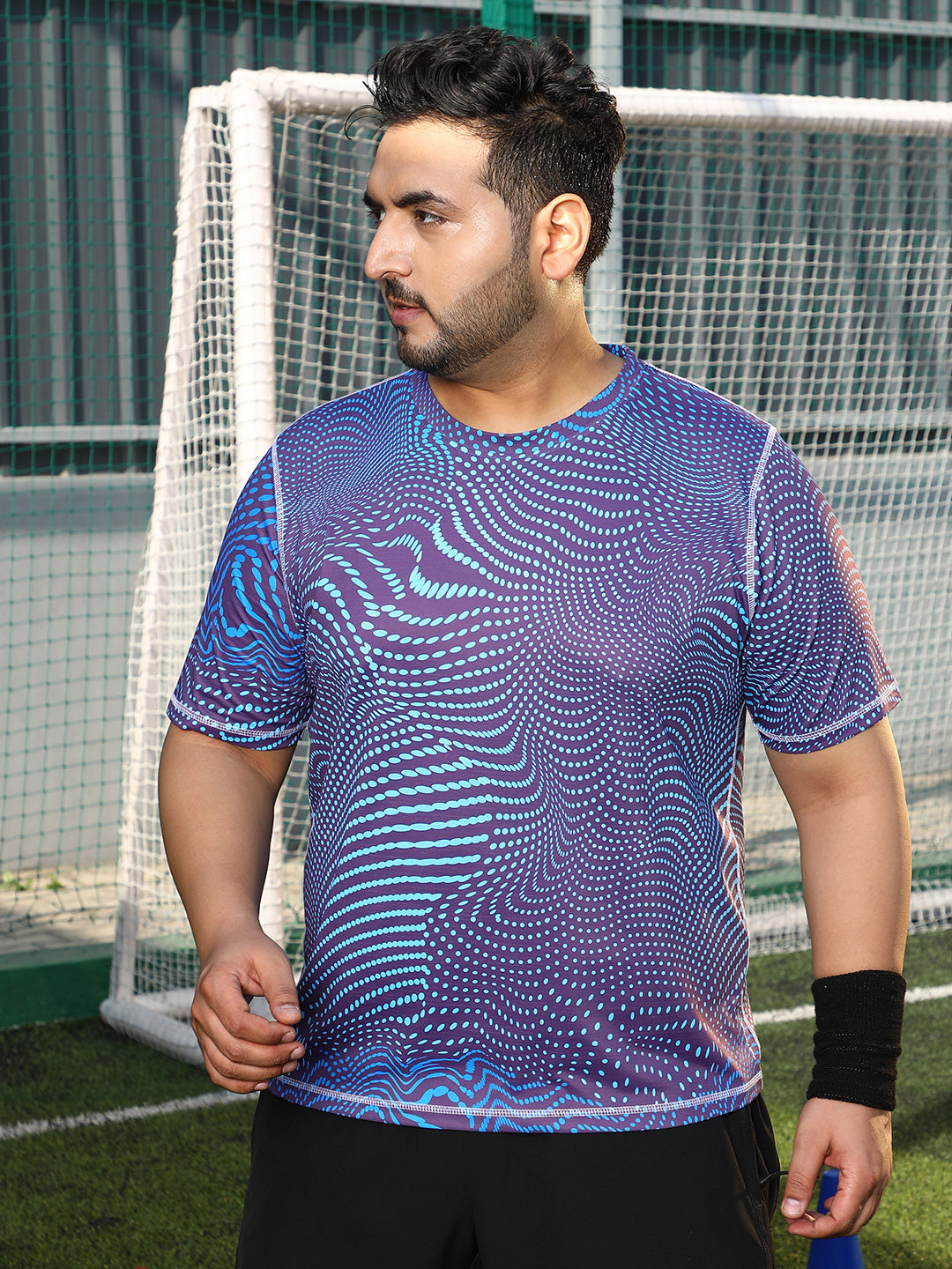 Polka-Swirl Activewear T-Shirt