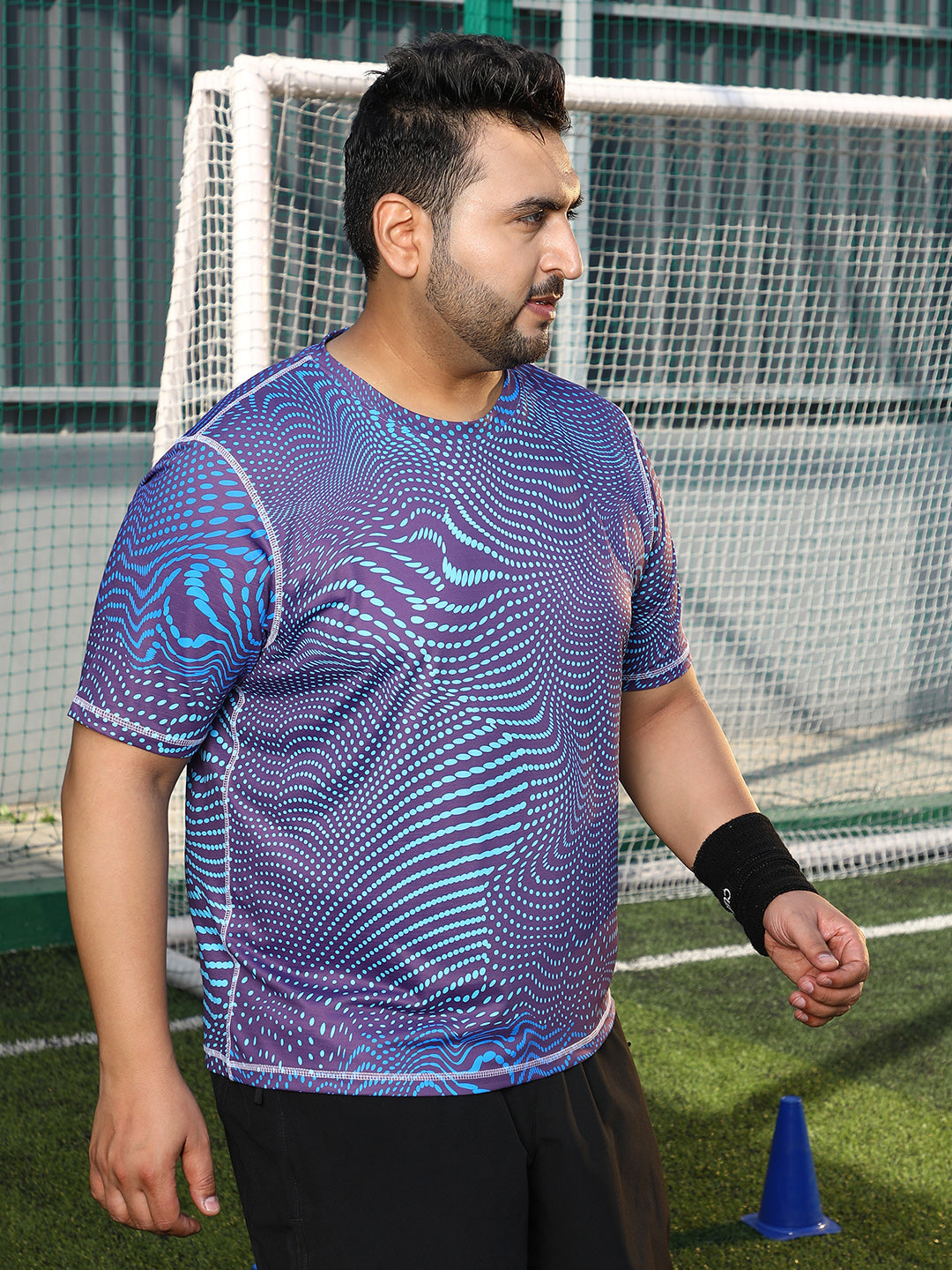 Polka-Swirl Activewear T-Shirt