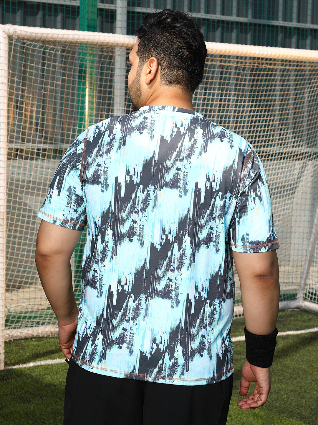 Abstract-Brush Activewear T-Shirt