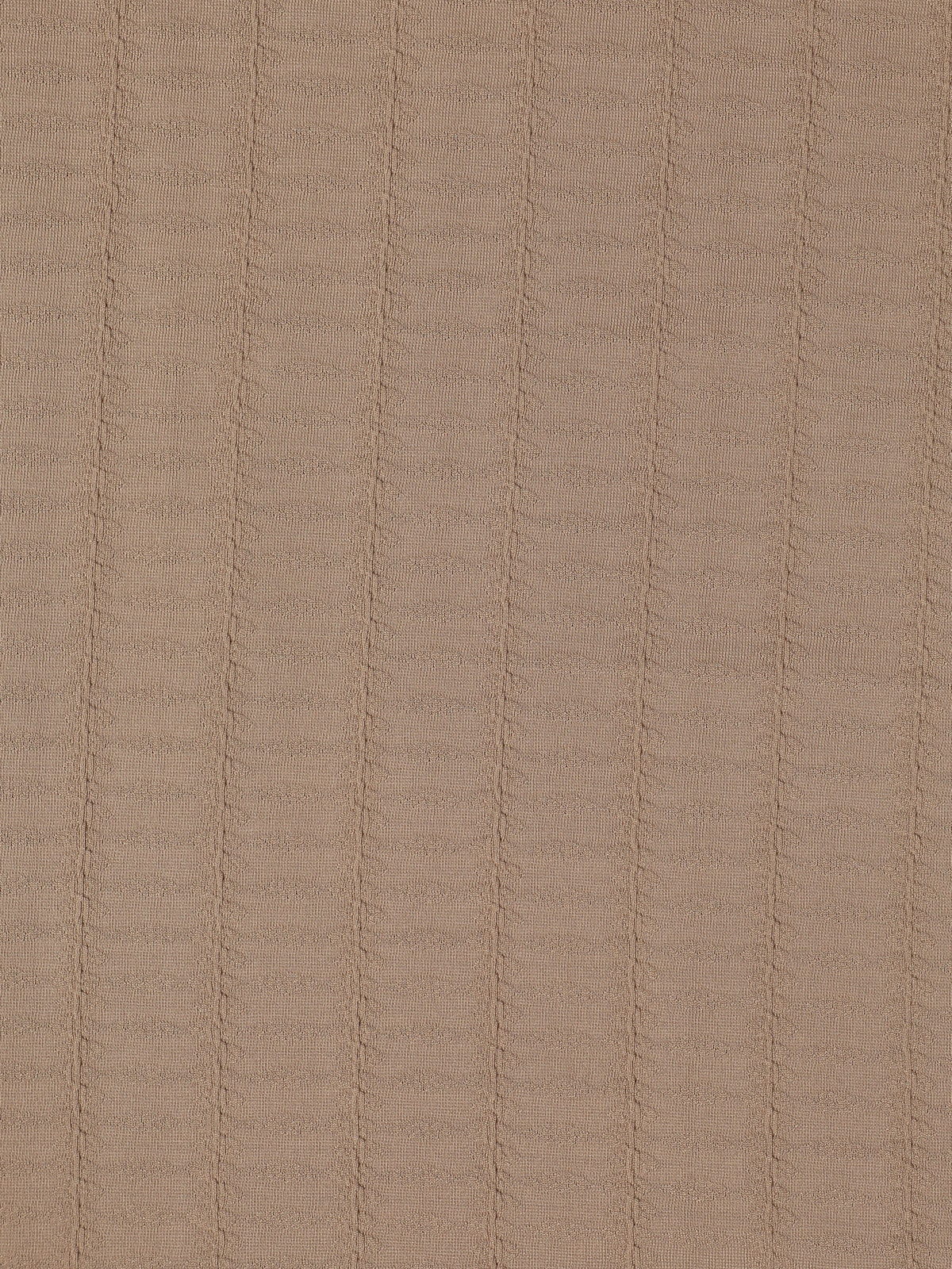 Instafab Plus Men's Beige & Brown Jacquard Polo With Contrast Collar & Cuff - view 7
