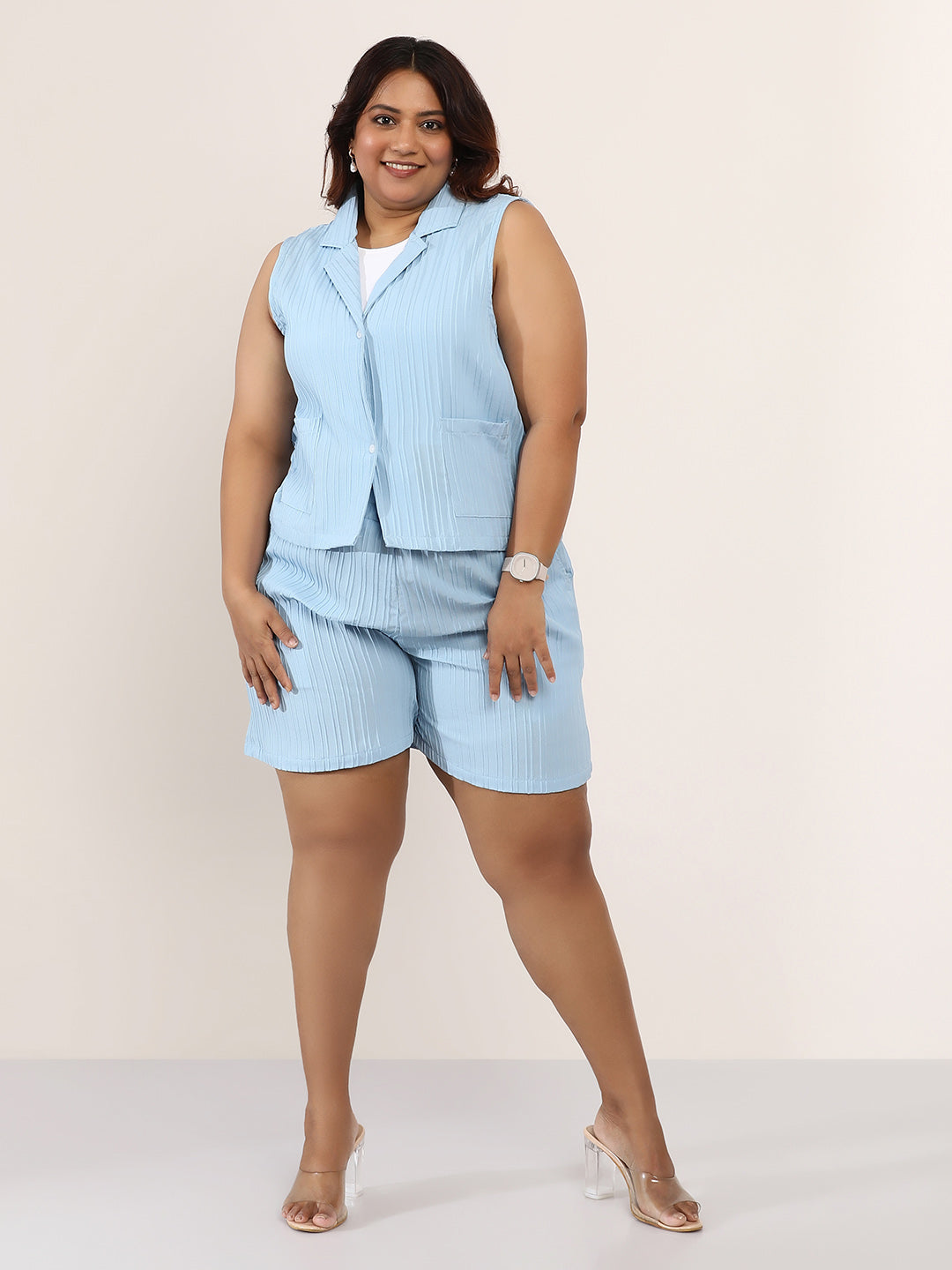 Textured-Tailored Co-Ord Set