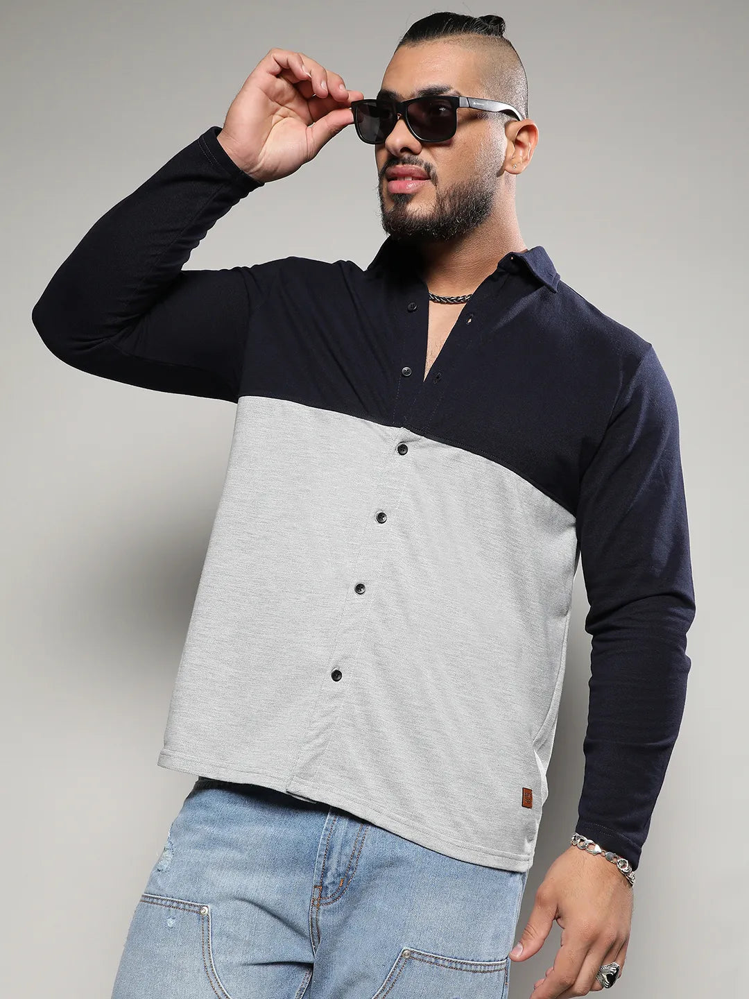 Casual Colorblock Shirt