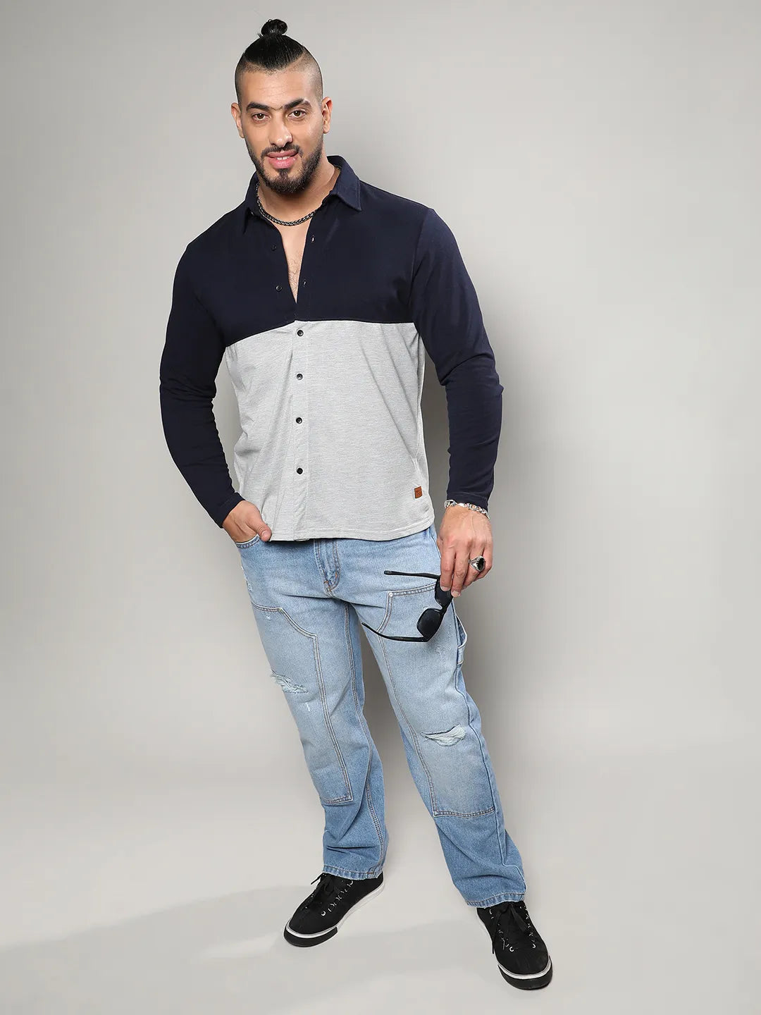 Casual Colorblock Shirt