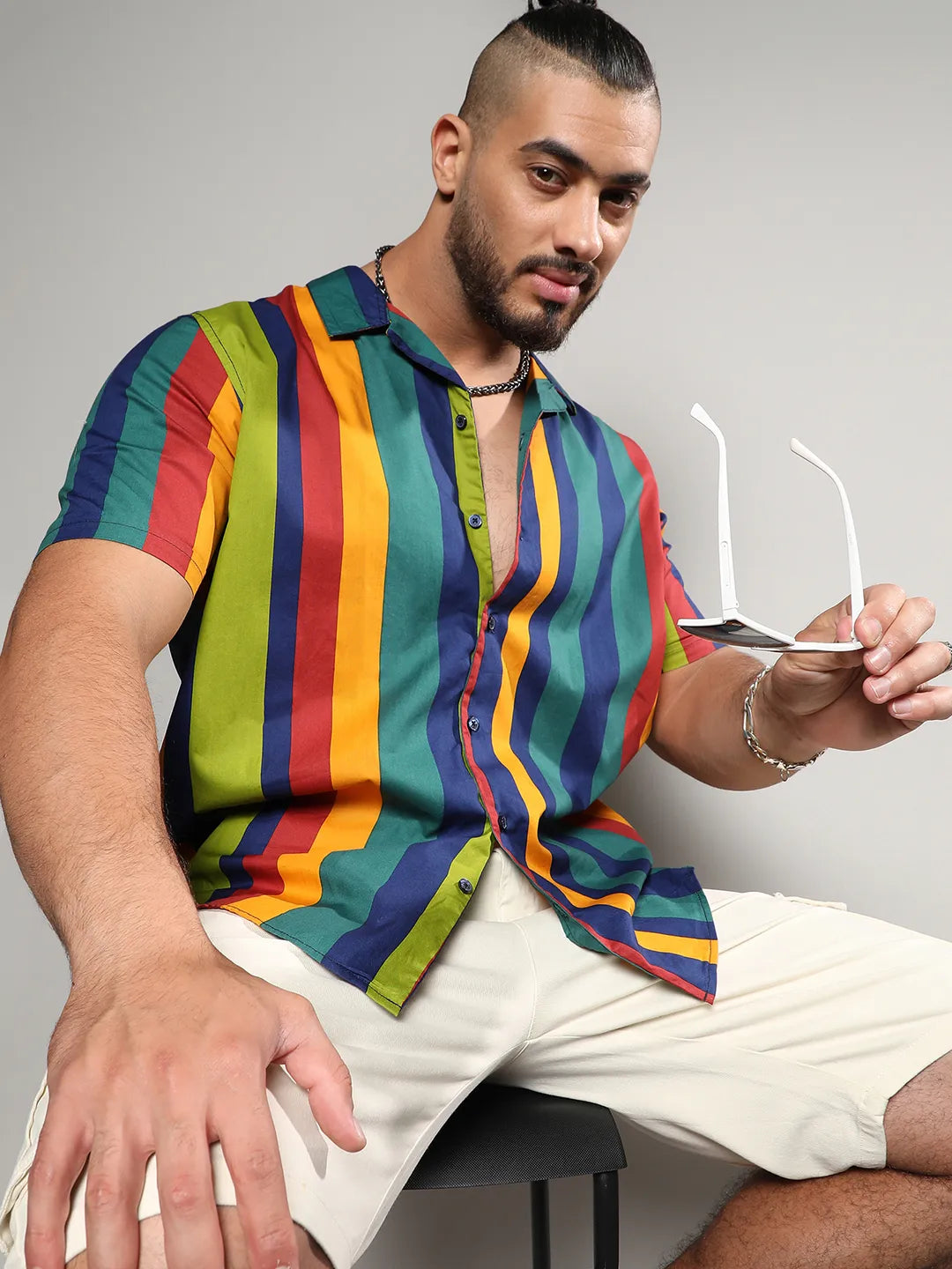 mens plus size dress shirts ZyeKqe Satin Blouses Long Sleeve Button down Solid Party Summer Business Casual Shirt Tops stay cool Plus Size MEN SUMMER SHIRT