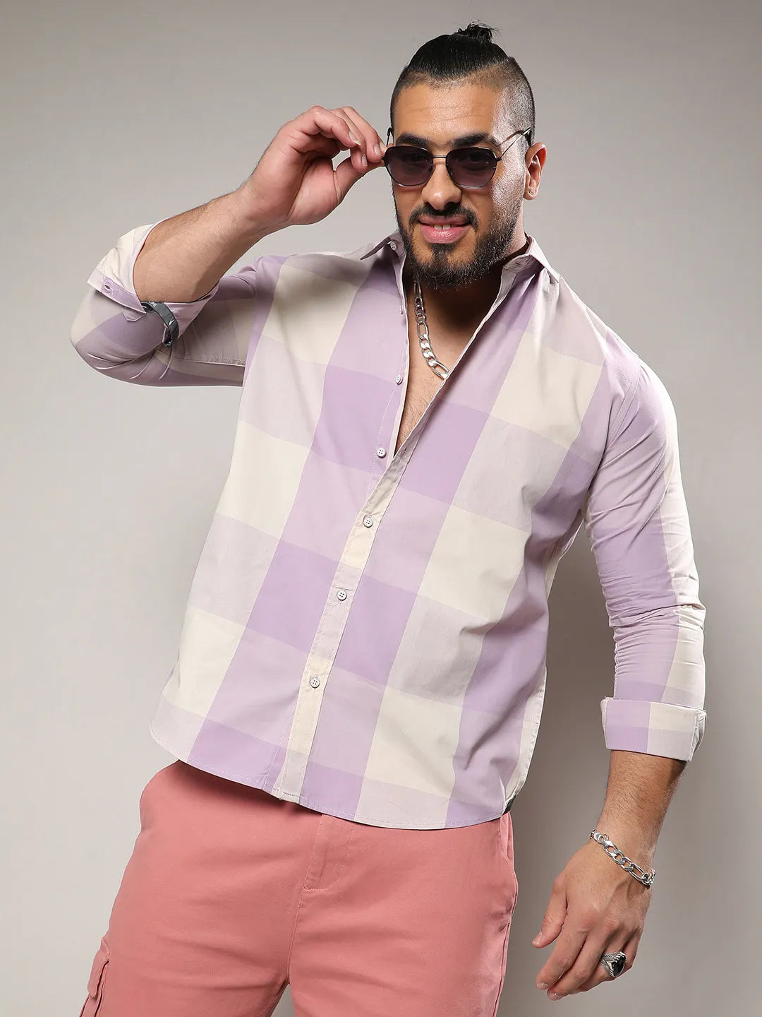 Cotton Buffalo Check Shirt