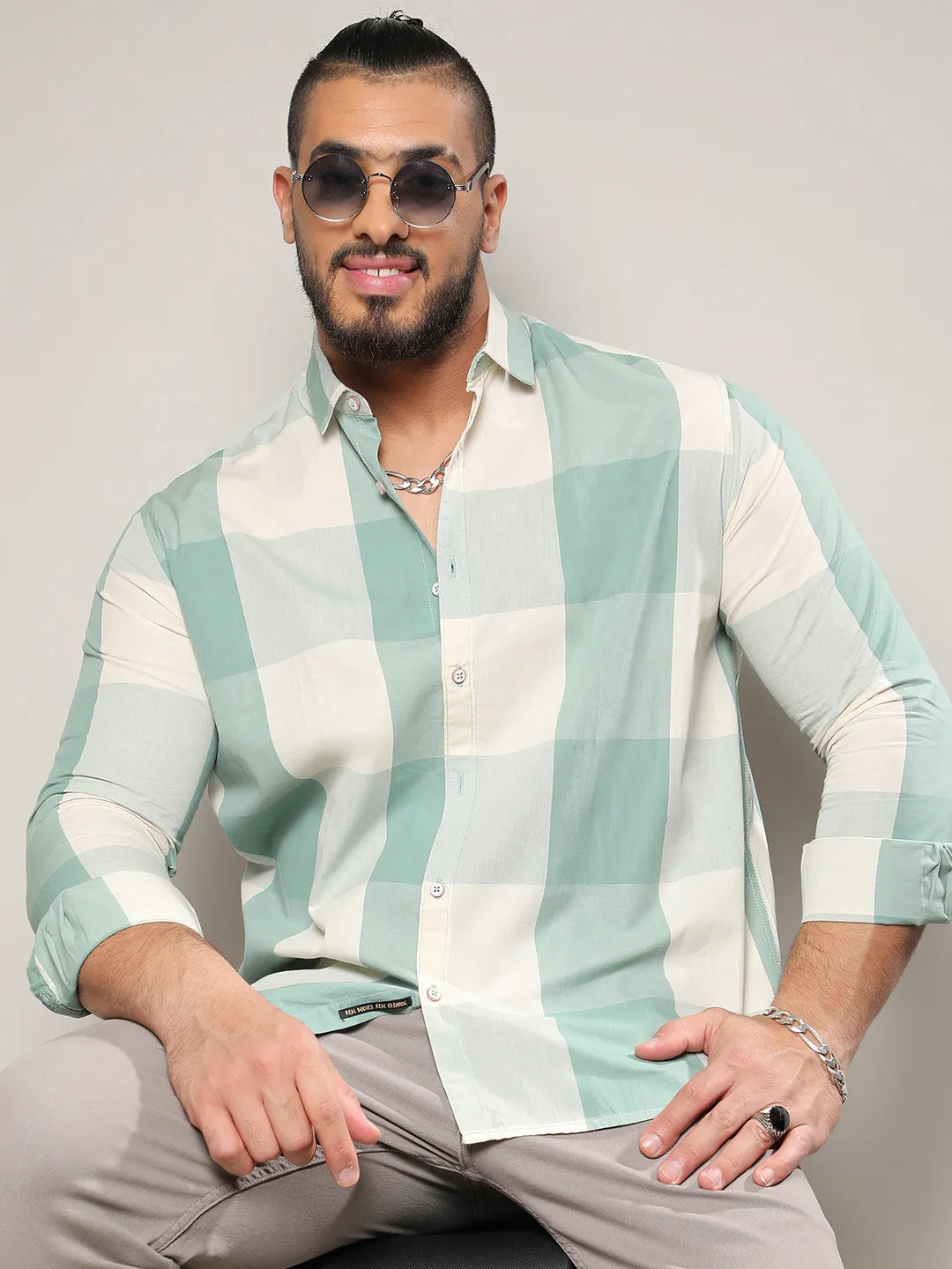 Cotton Buffalo Check Shirt