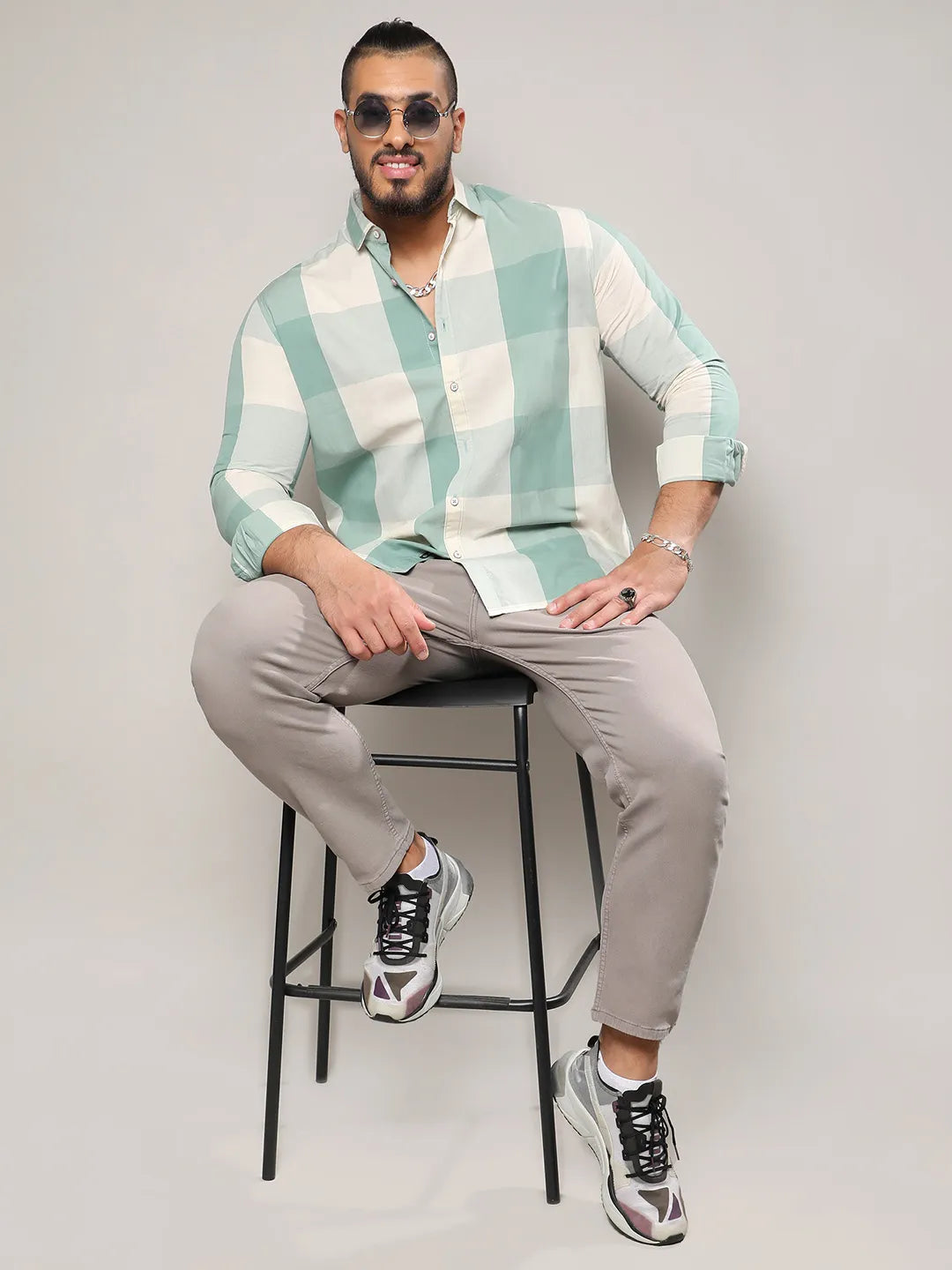 Cotton Buffalo Check Shirt
