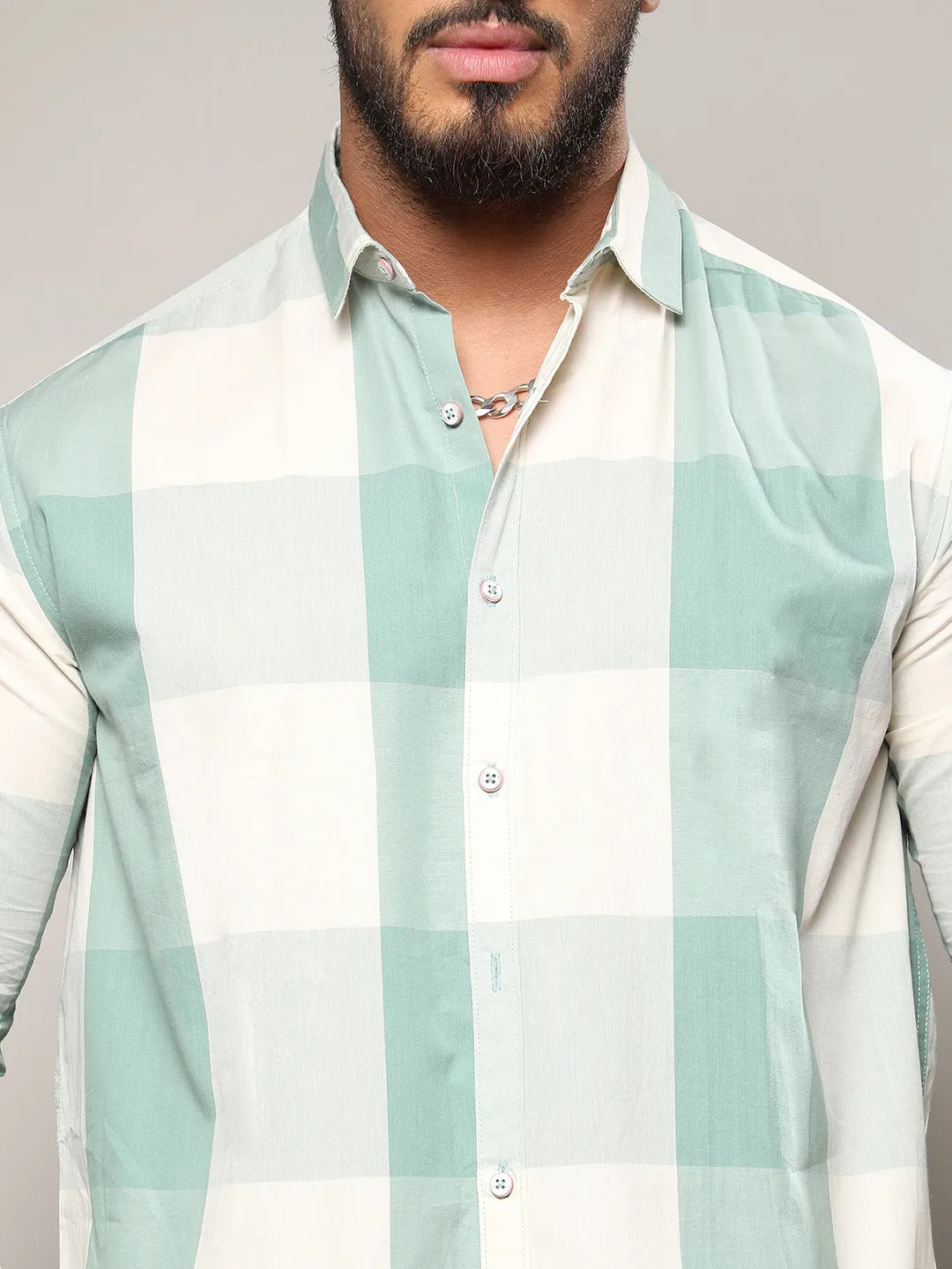 Cotton Buffalo Check Shirt