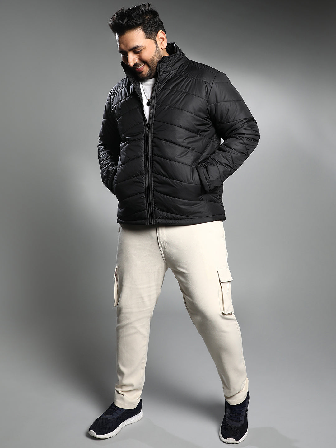 Chevron Quilted Jacket