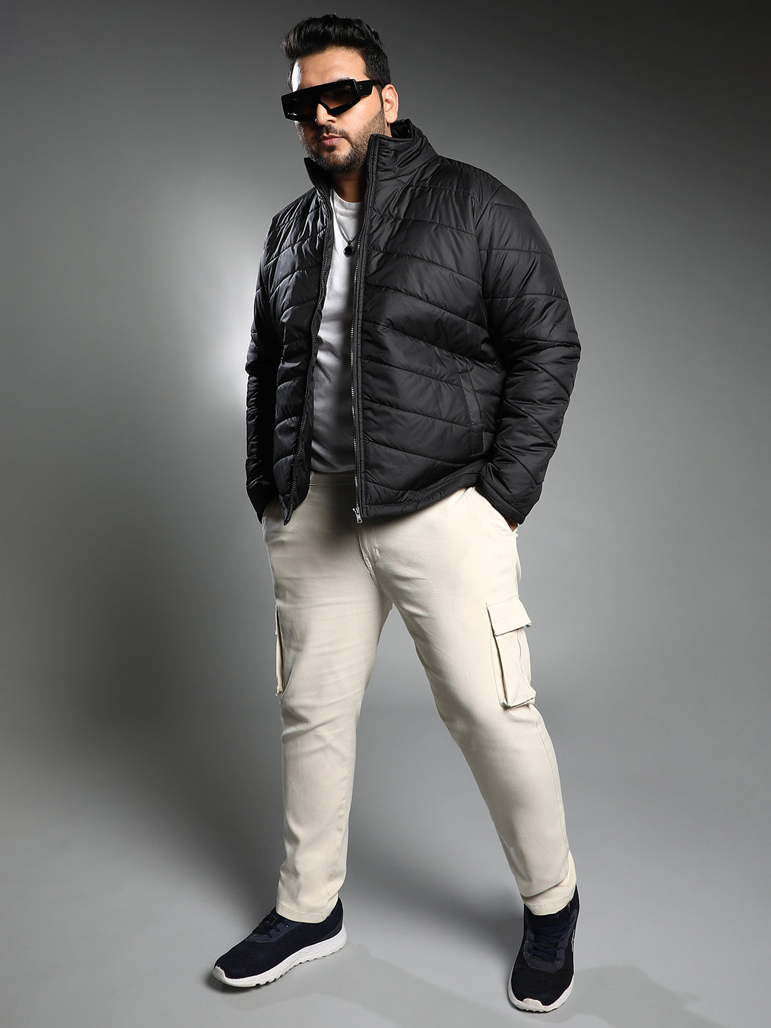 Chevron Quilted Jacket