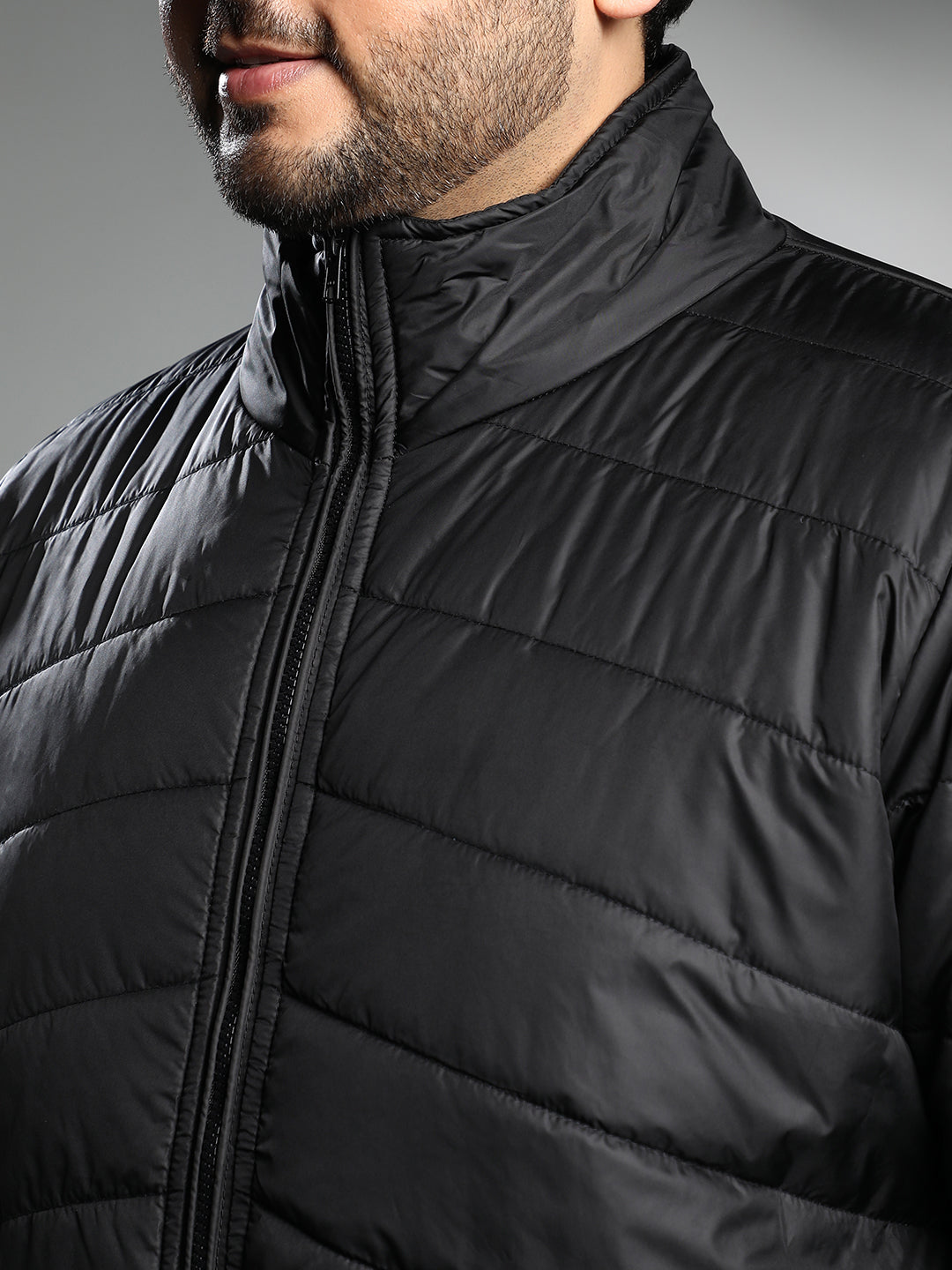 Chevron Quilted Jacket