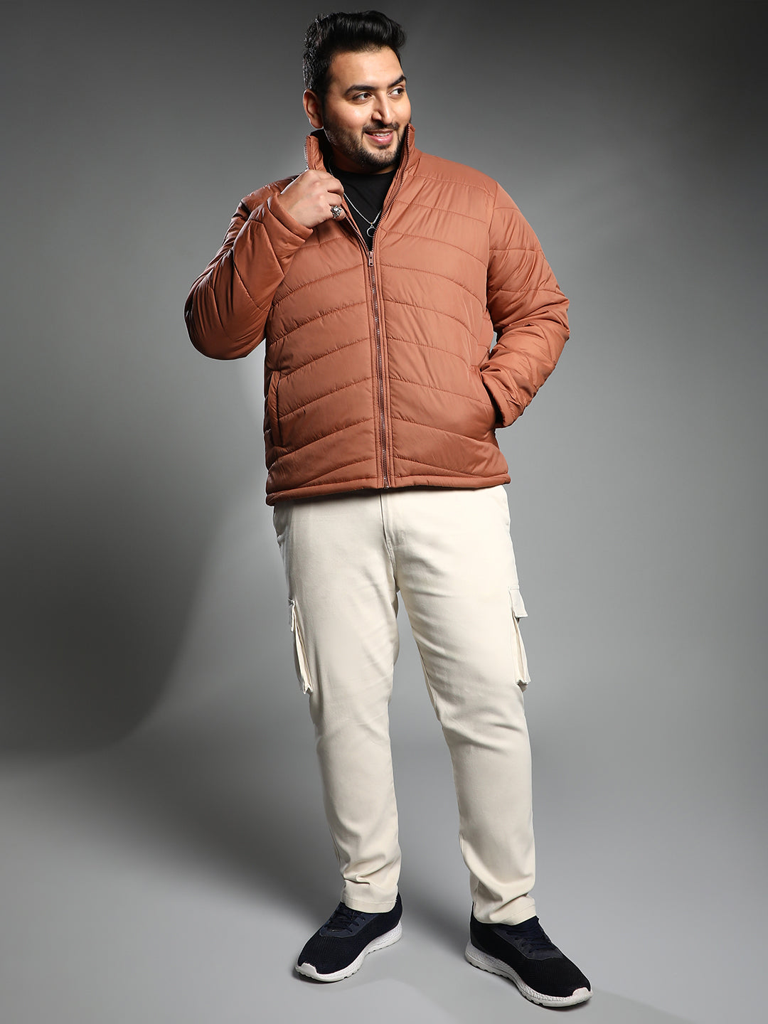 Chevron Quilted Jacket