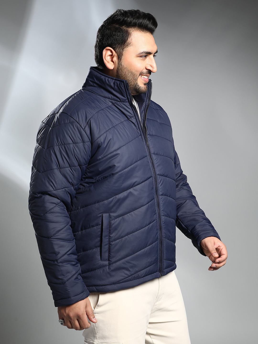 Chevron Quilted Jacket