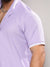 Lavender Contrast Hem Shirt