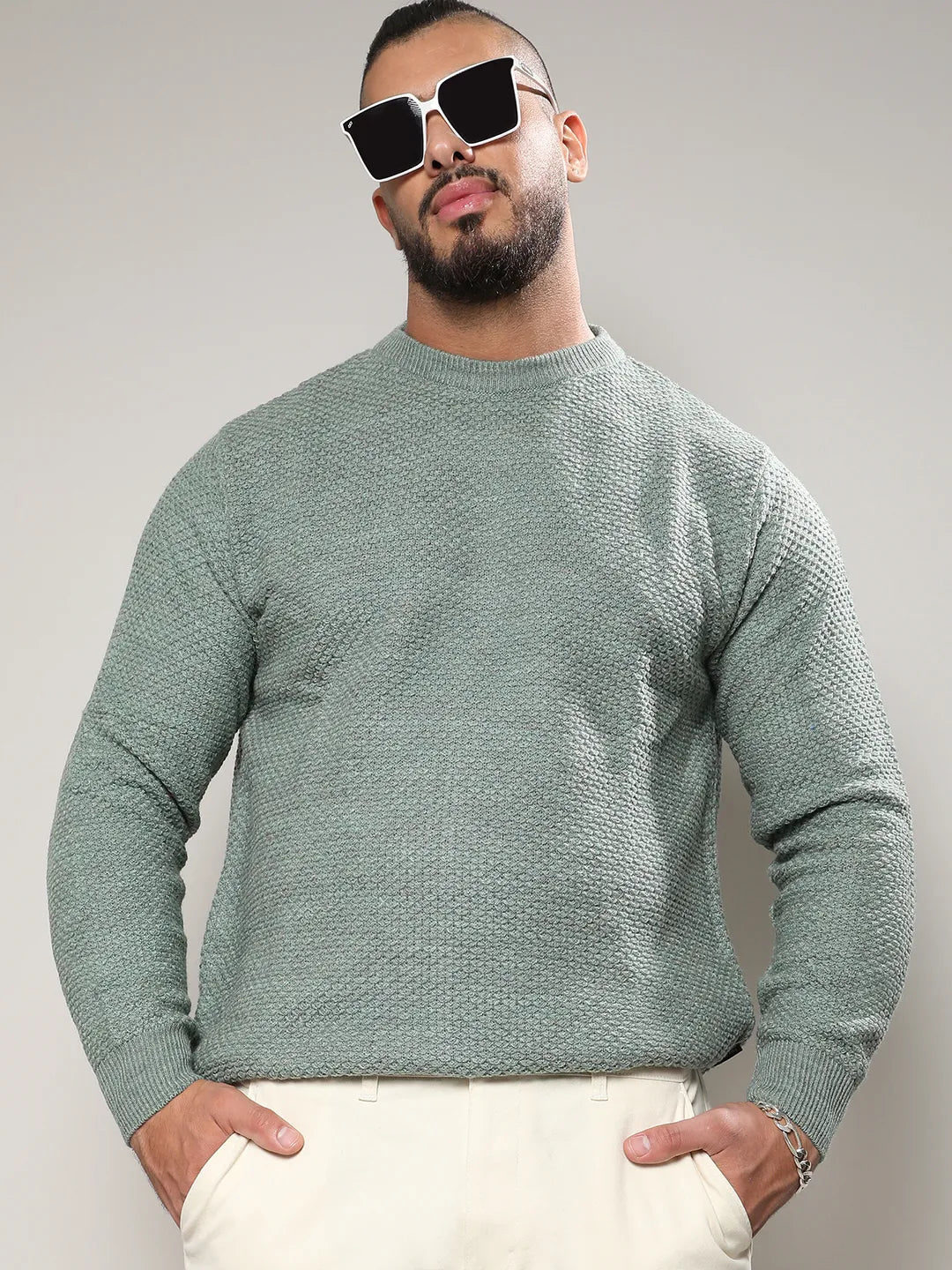 Mens plus 2025 size sweaters