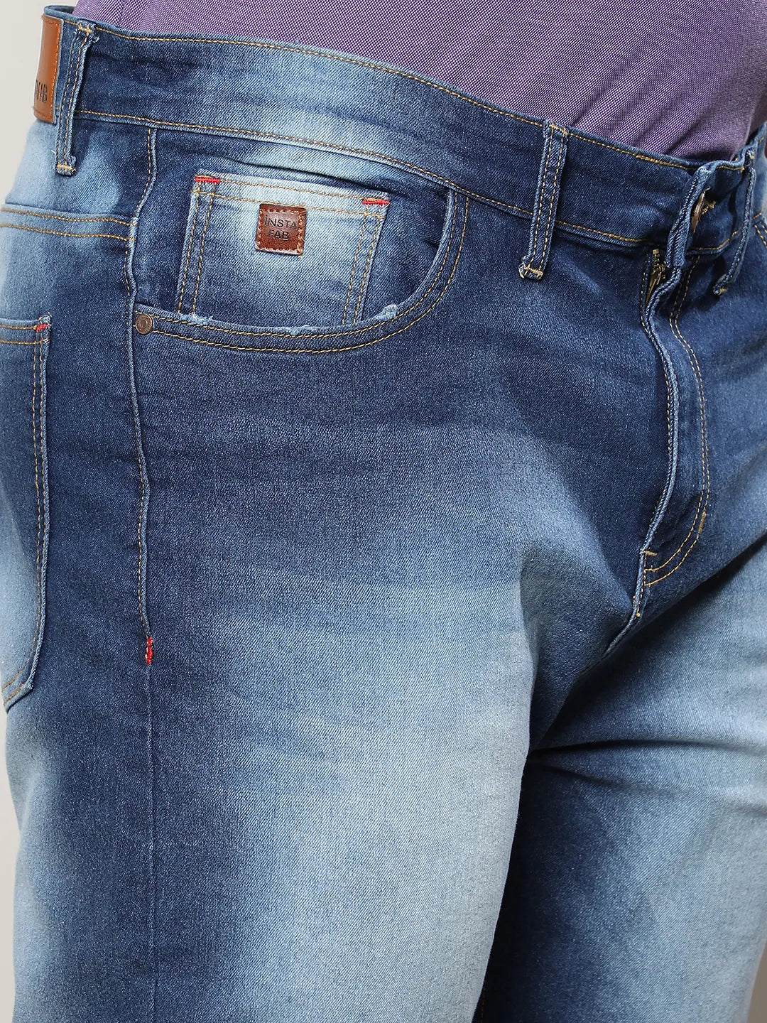 Solid Torn Stylish Denim Short