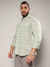 Men's Sage Green Tartan Plaid Shirt