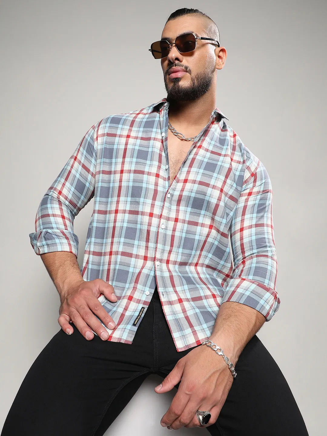 Multi-Color Checks Shirt