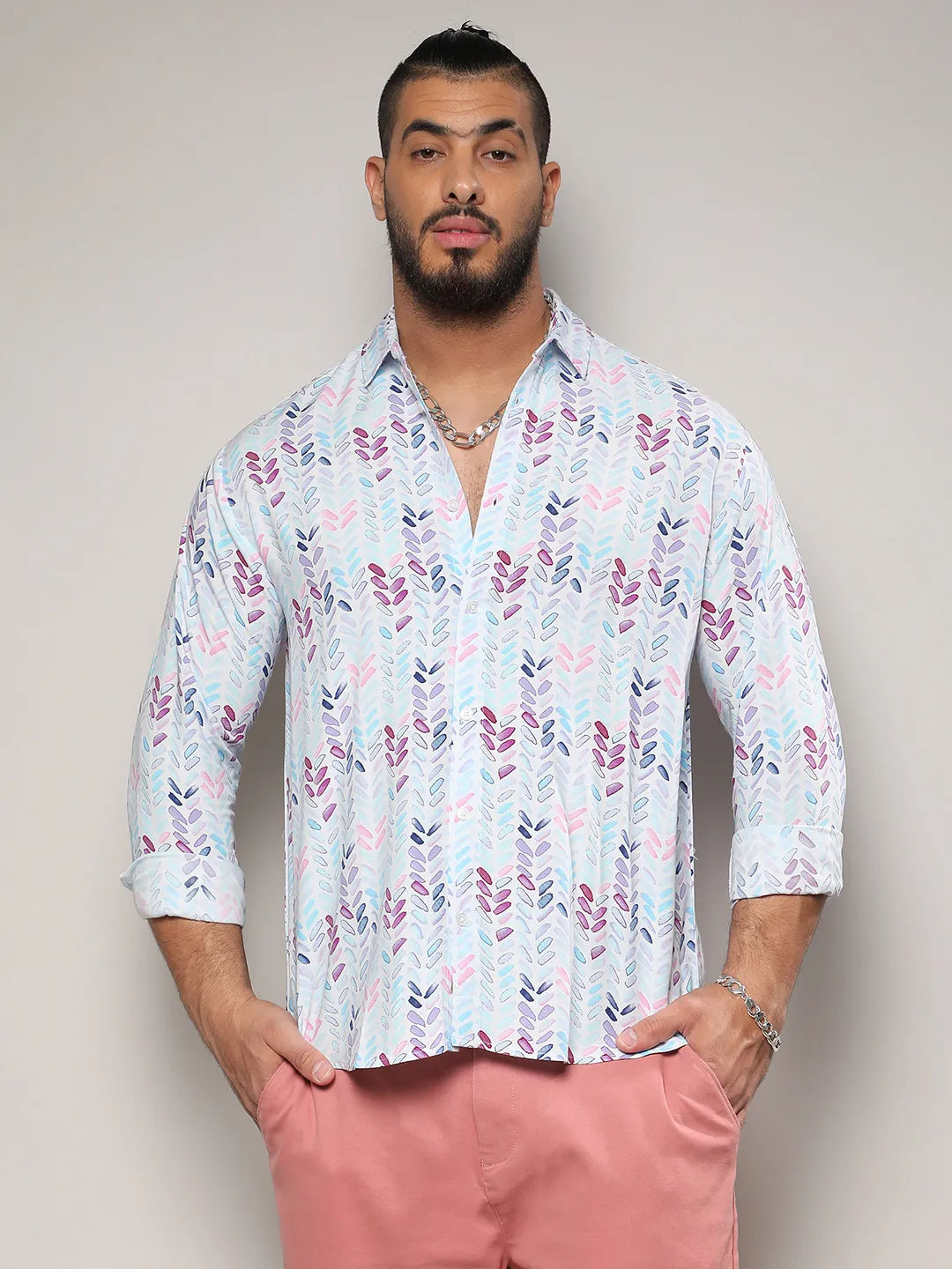 Multicolour Abstract Print Shirt