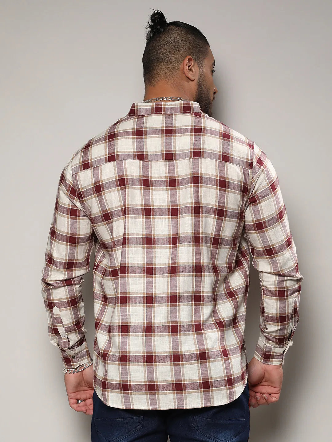 Multicolour Checkered Casual Shirt