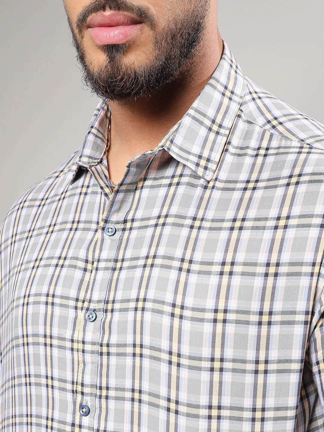 Multicolour Checkered Casual Shirt