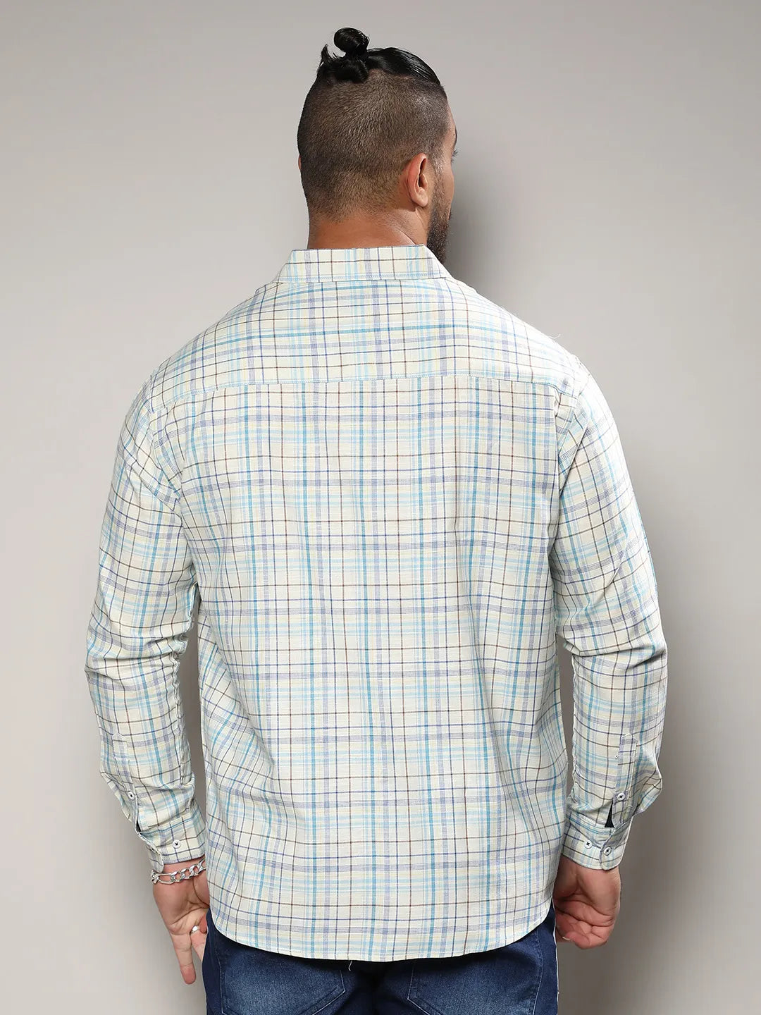 Multicolour Checkered Casual Shirt