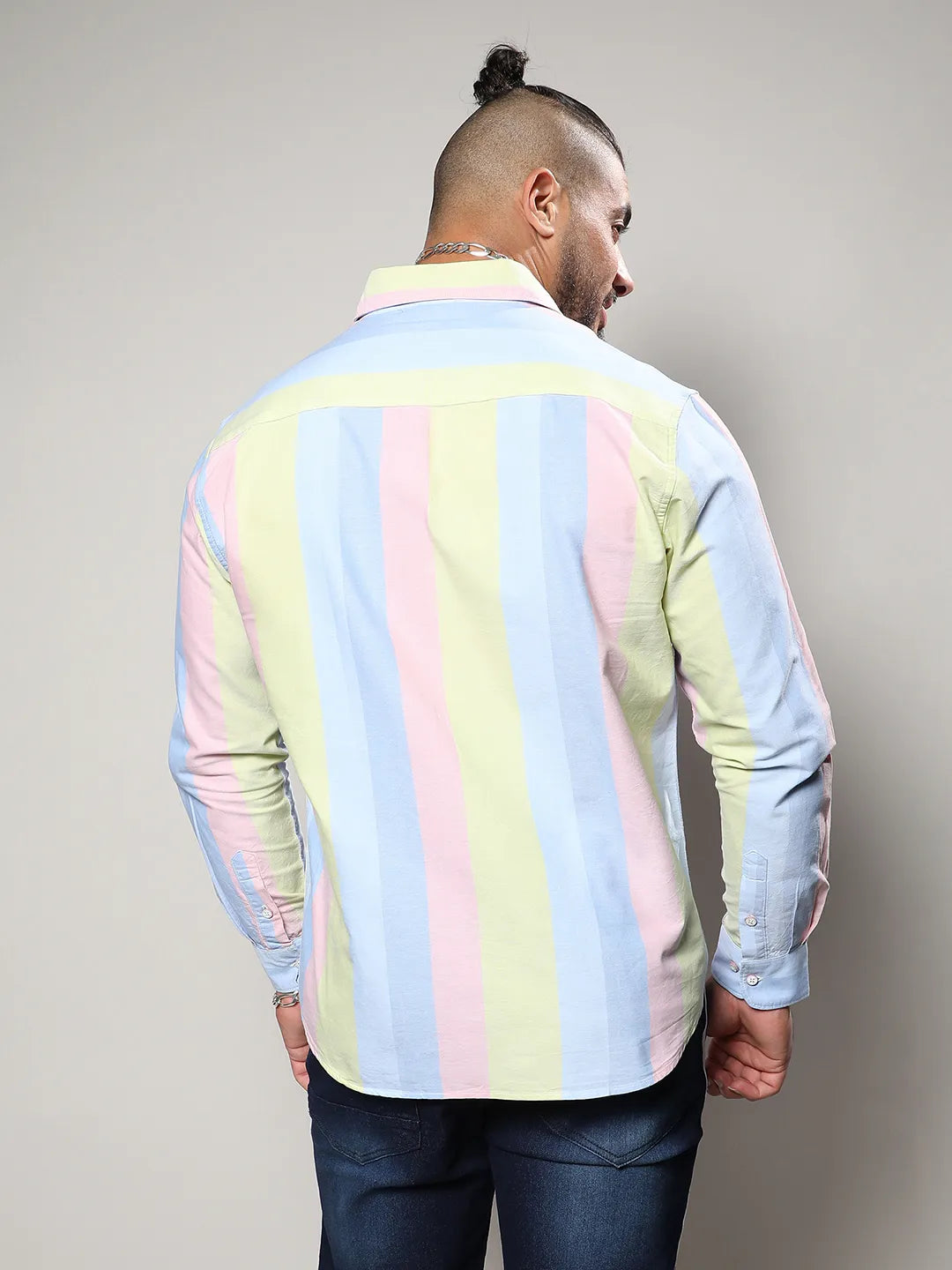 Multicolour Roman Striped Shirt