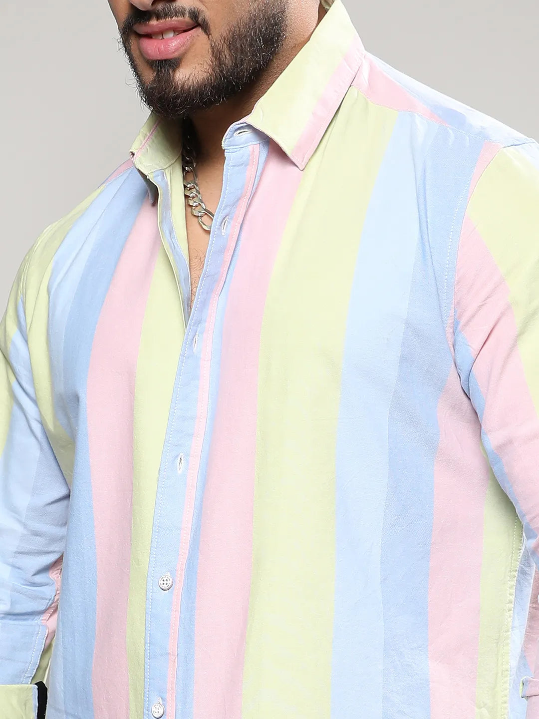 Multicolour Roman Striped Shirt