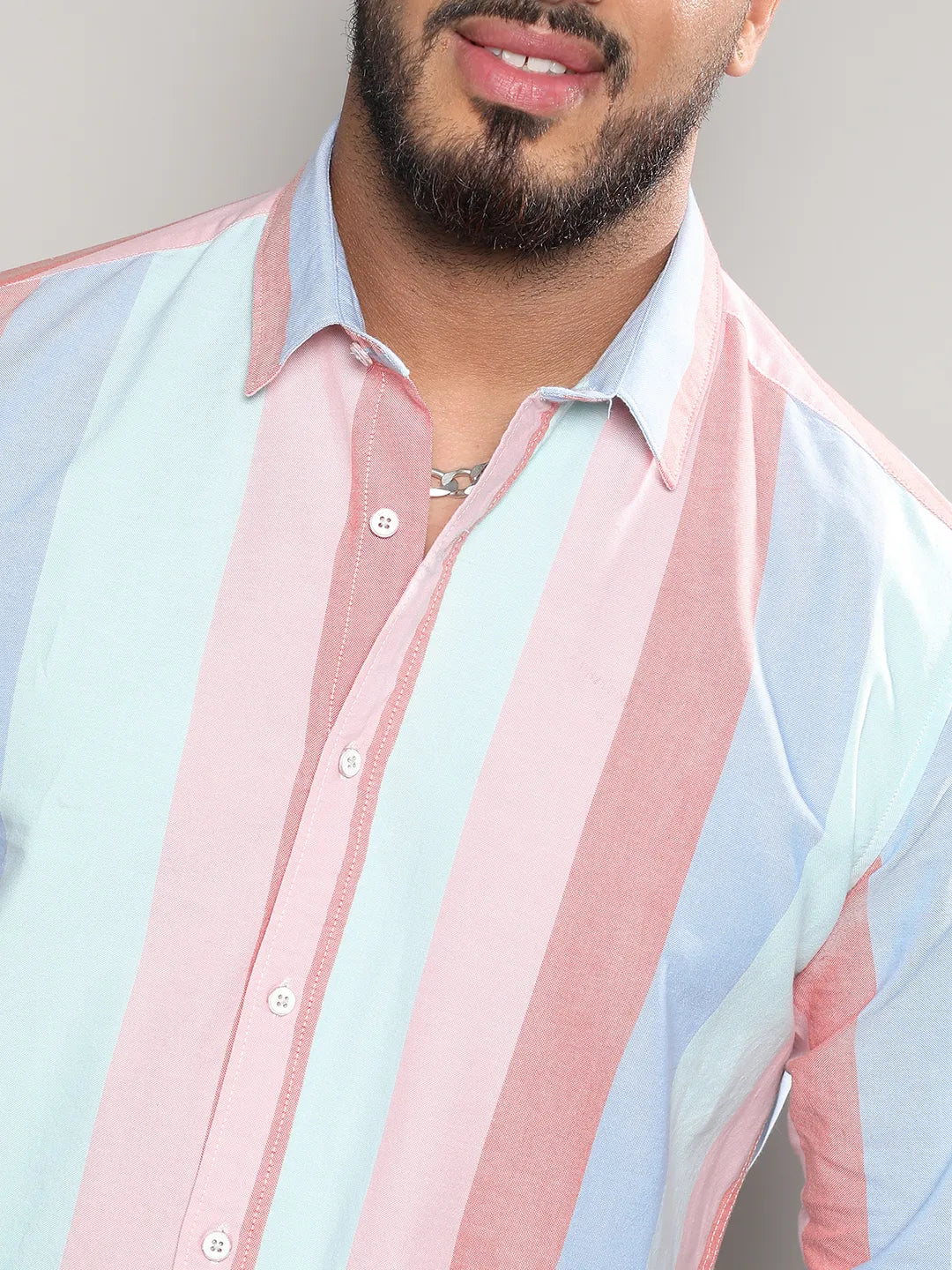 Multicolour Roman Striped Shirt