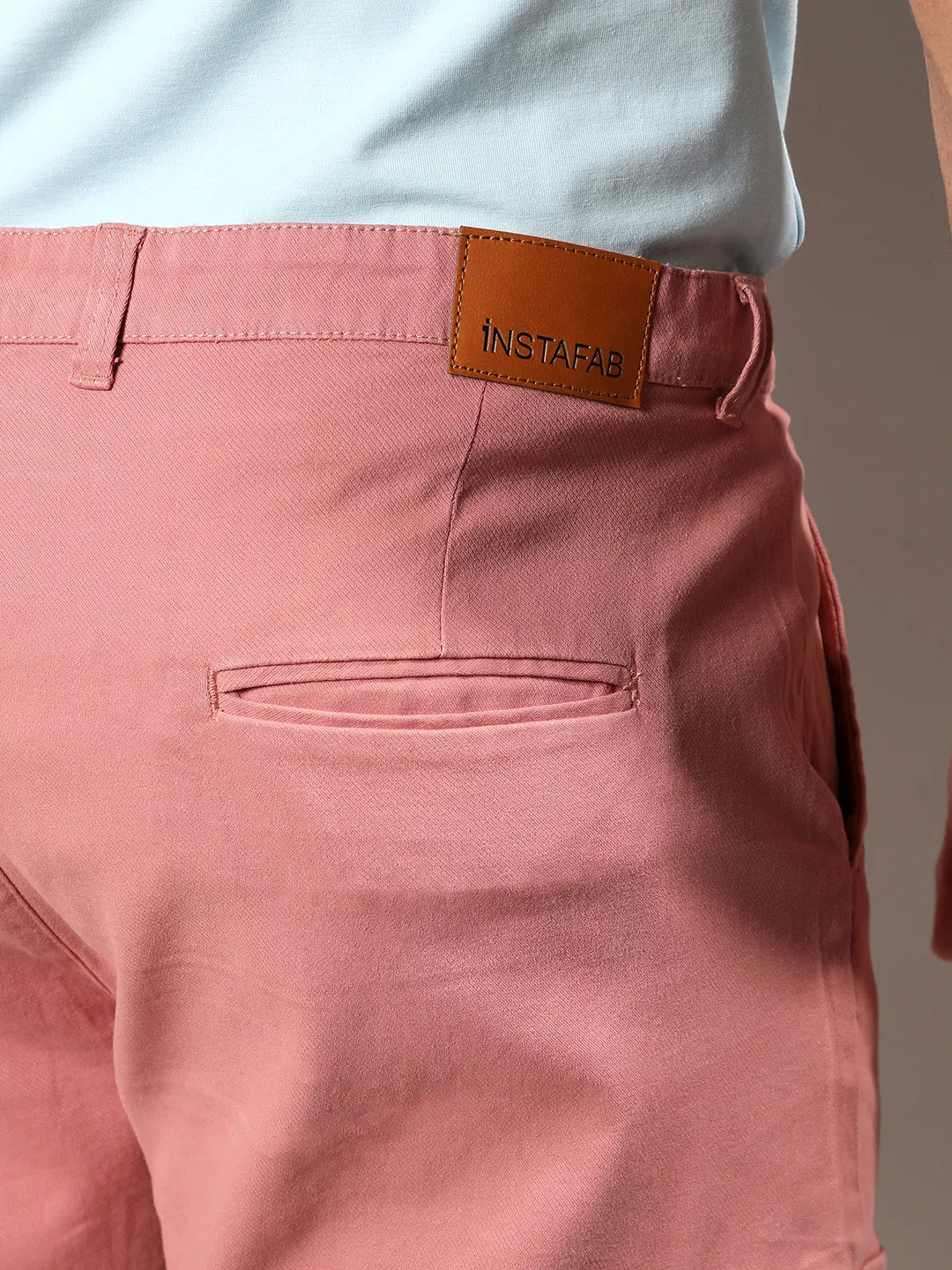 Nude Pink Cargo Shorts