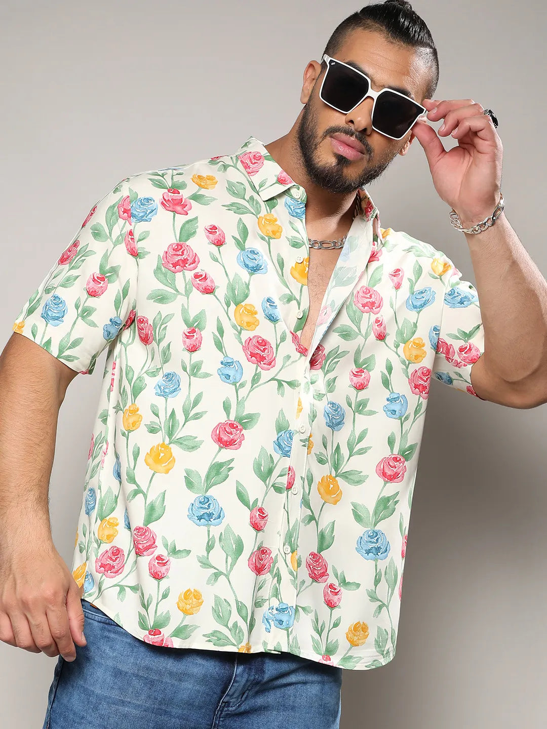 Rose Garden Print Shirt
