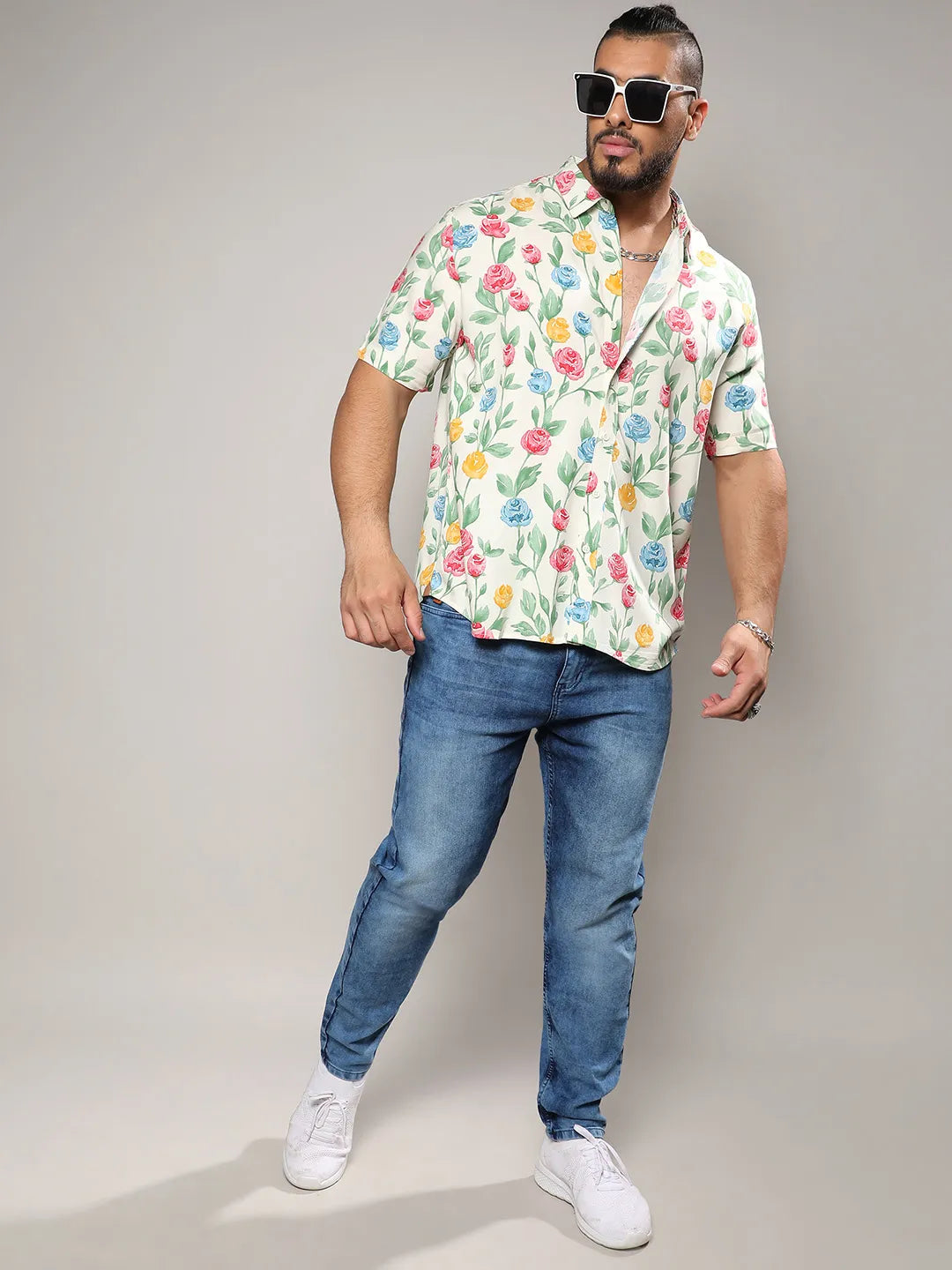 Rose Garden Print Shirt