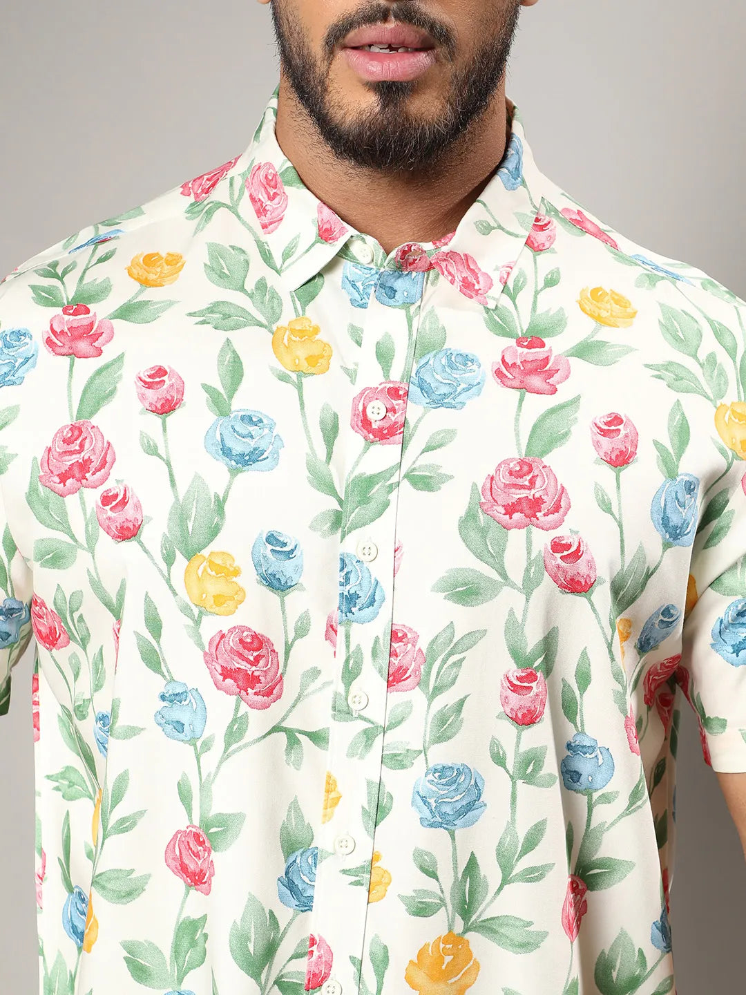Rose Garden Print Shirt