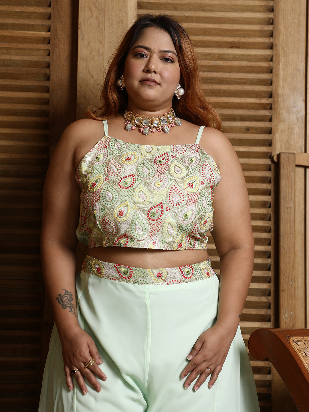 Paisley Flared Co-Ord Set