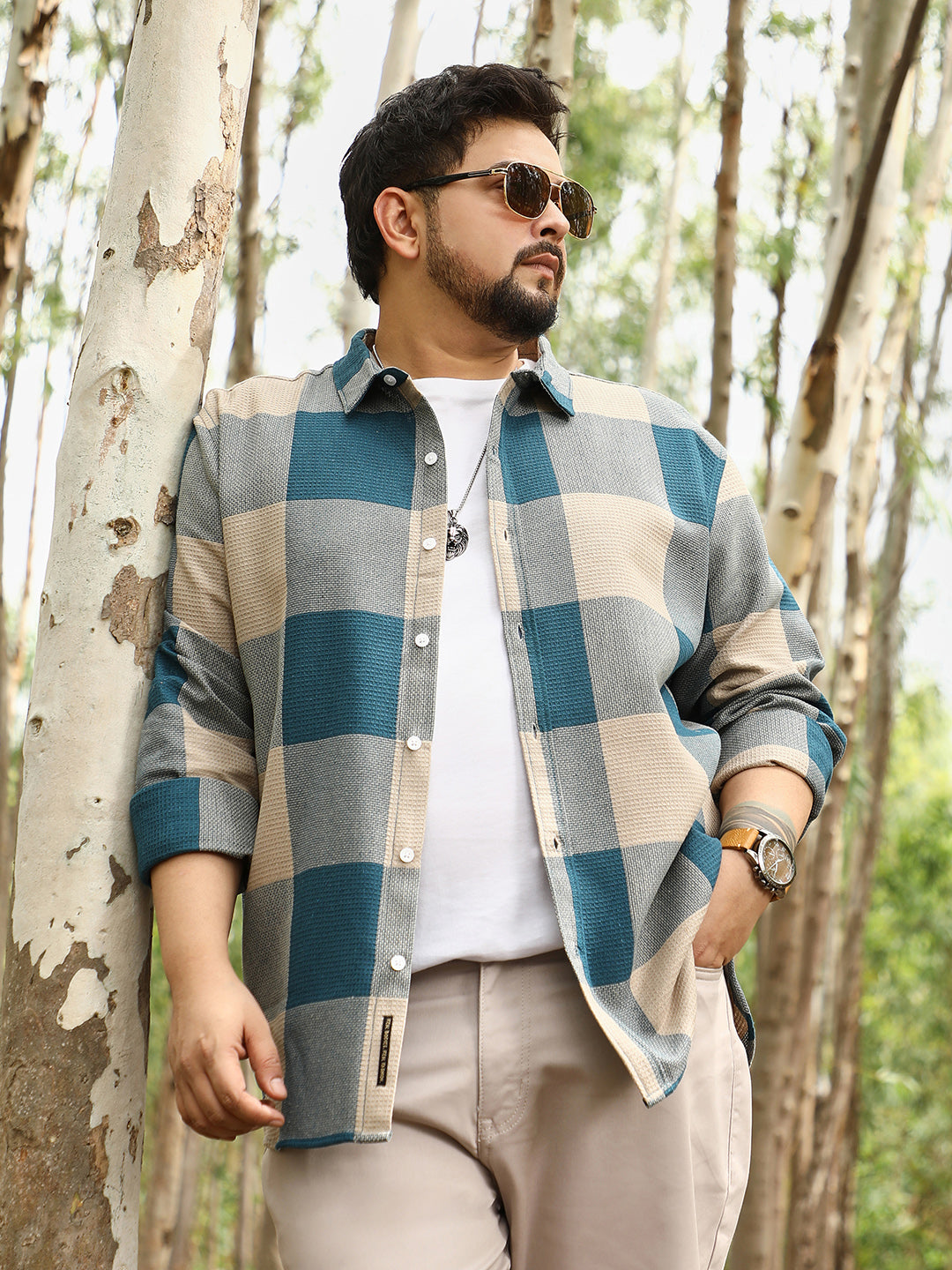 Buffalo-Woven Regular Shirt