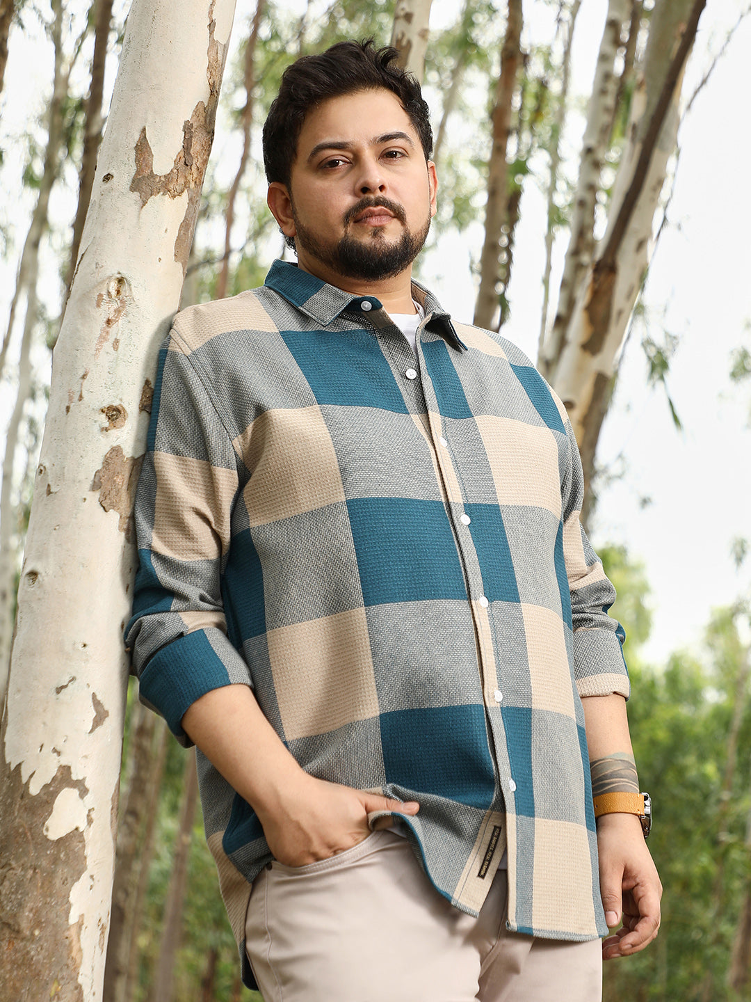 Buffalo-Woven Regular Shirt