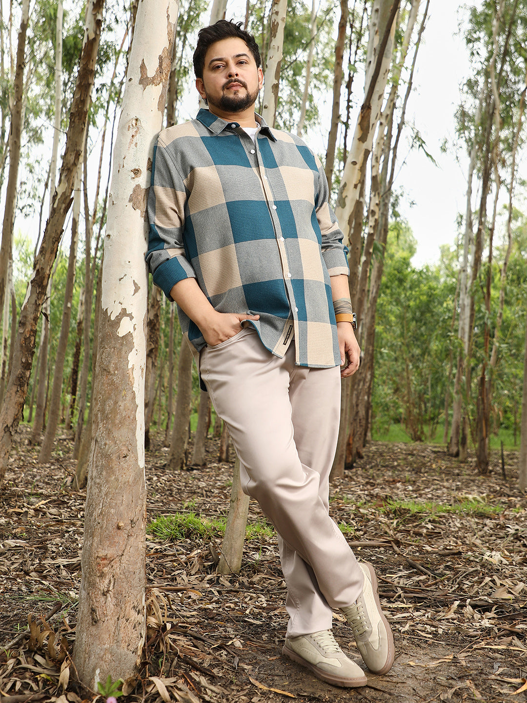 Buffalo-Woven Regular Shirt