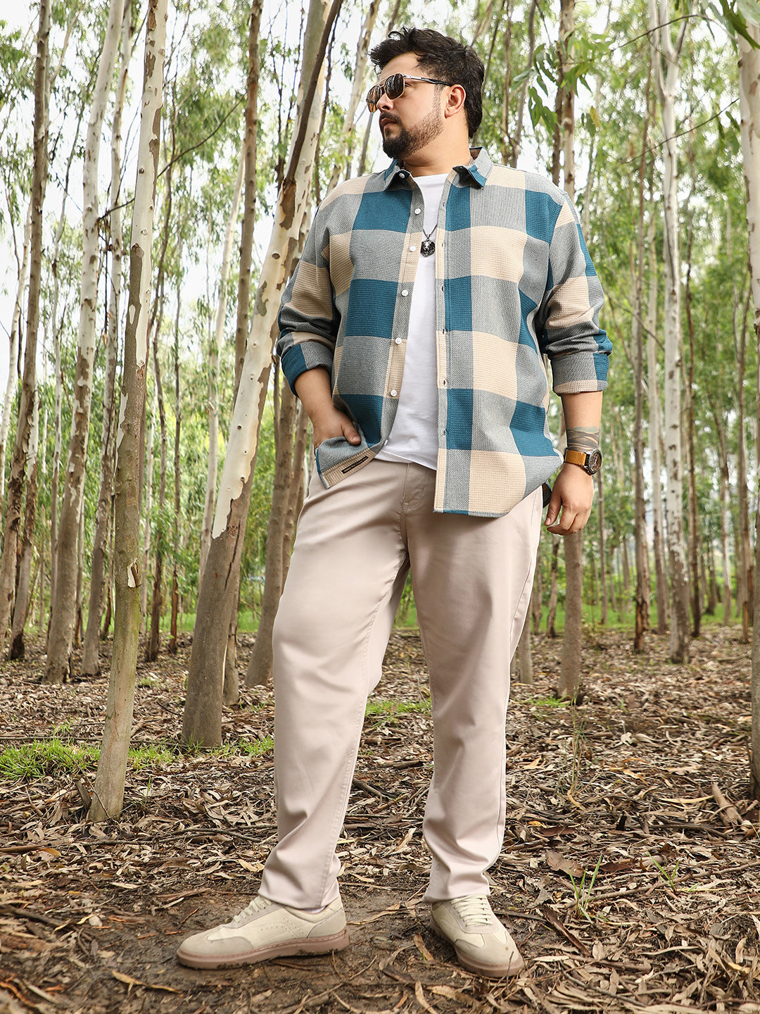 Buffalo-Woven Regular Shirt