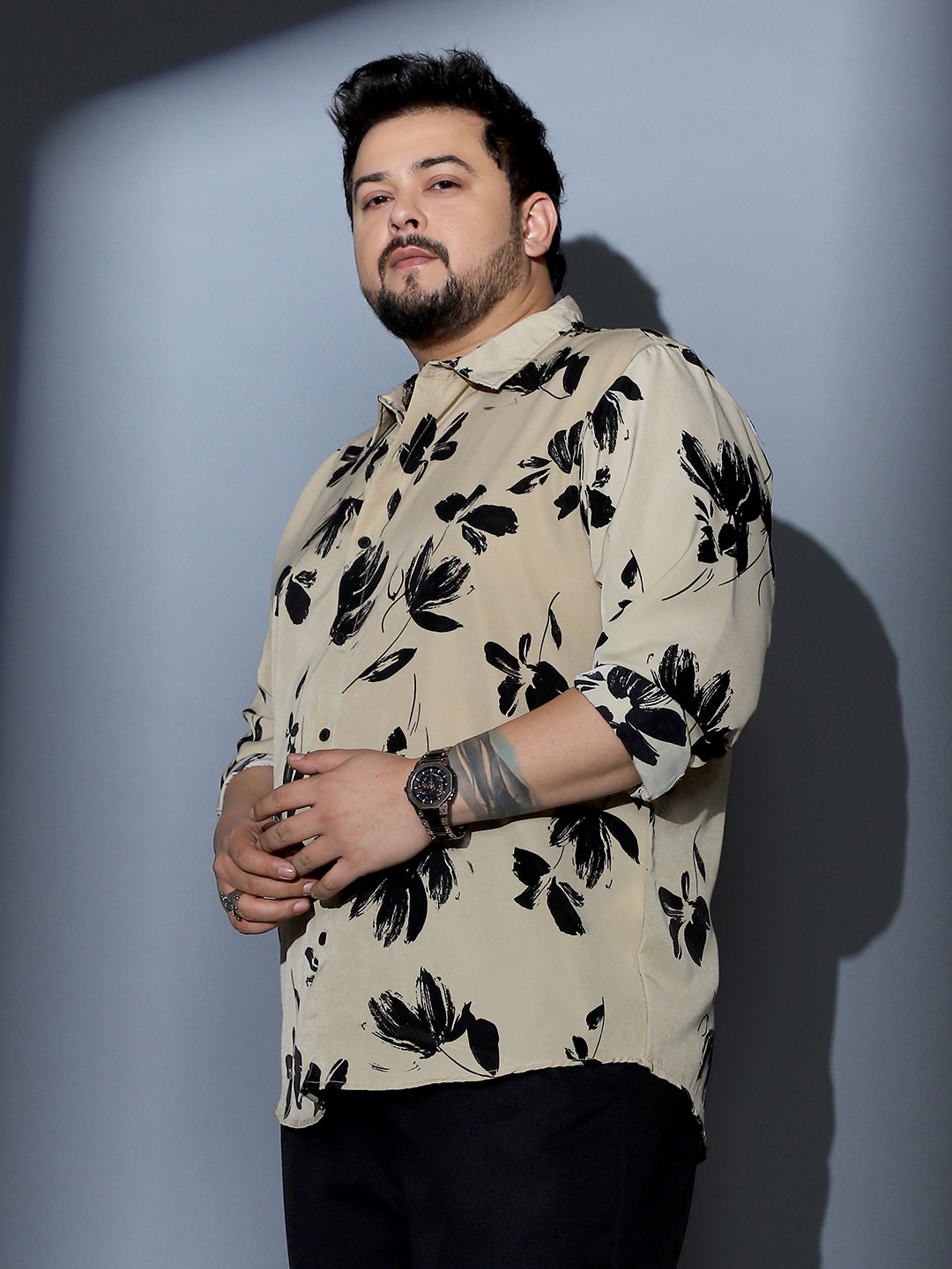 Flora-Stroke Imprint Shirt