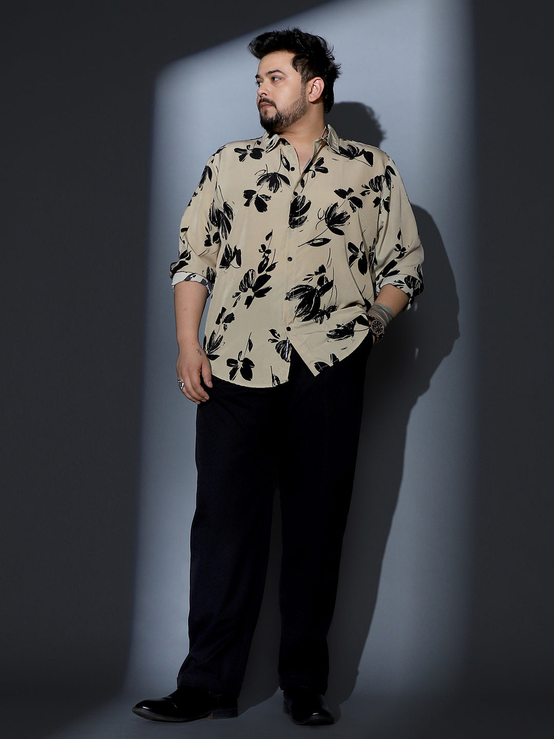 Flora-Stroke Imprint Shirt