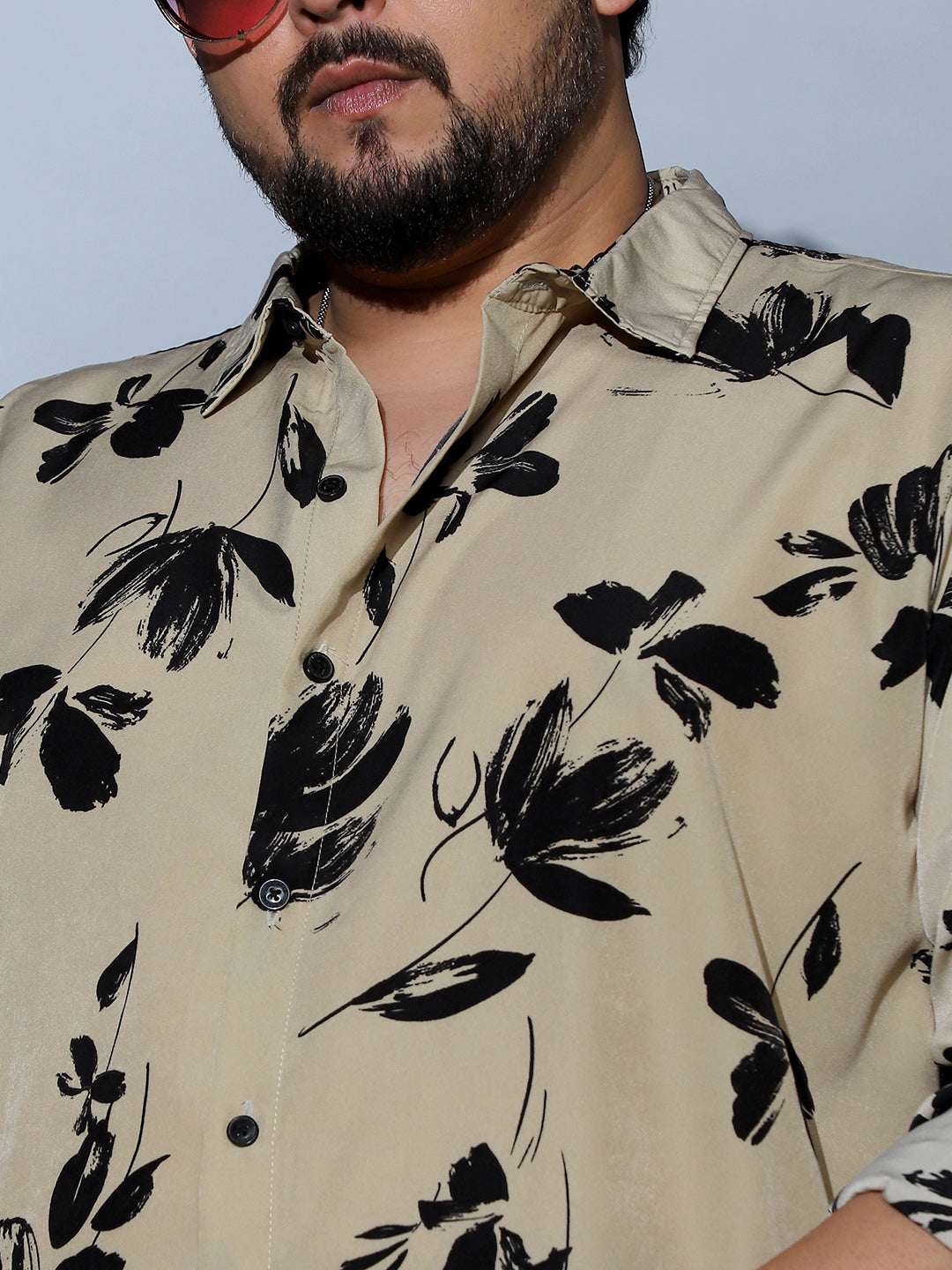 Flora-Stroke Imprint Shirt